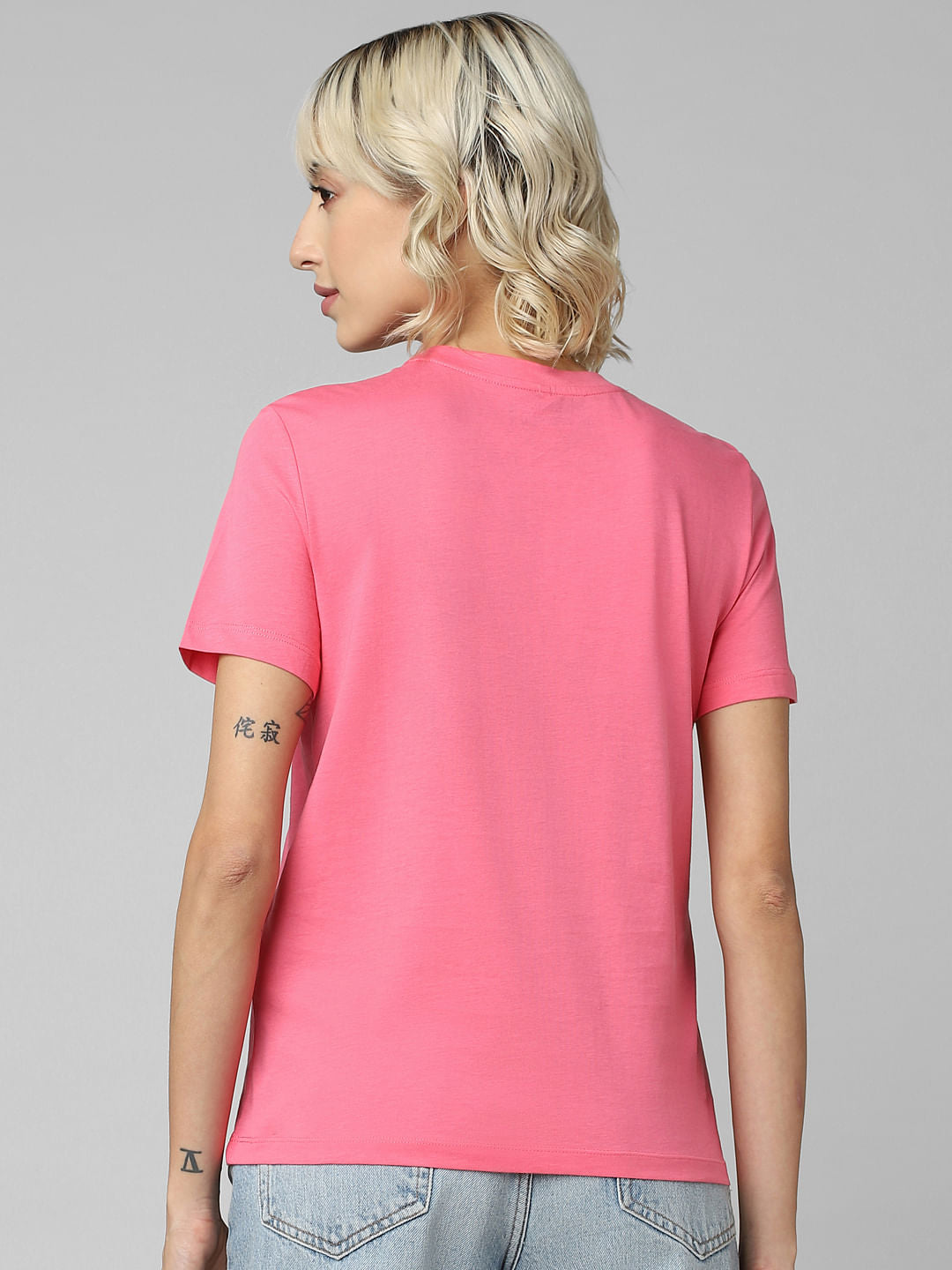 Pink Graphic Print T-Shirt