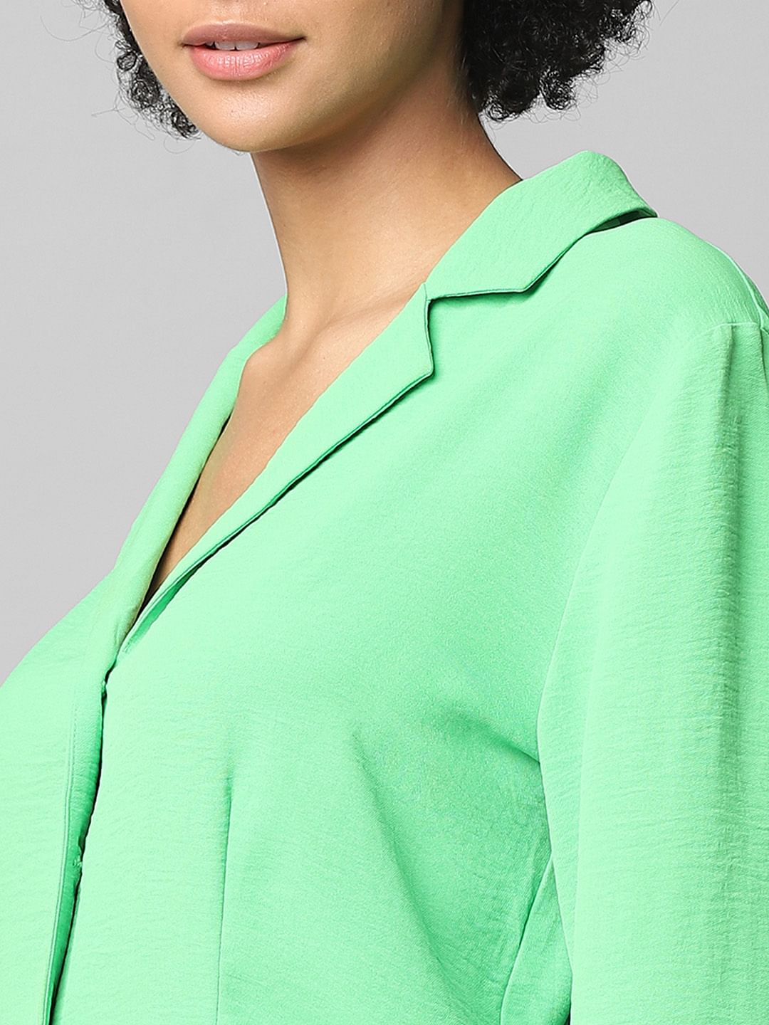 Green Co-Ord Resort Shirt