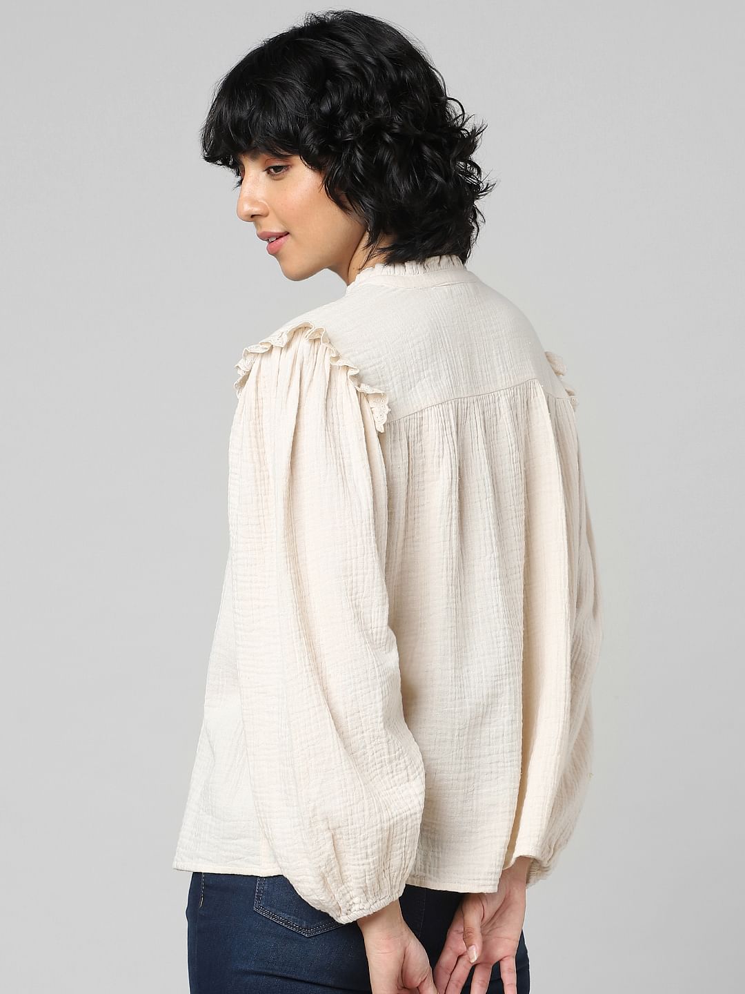 Light Pink Lace Insert Top