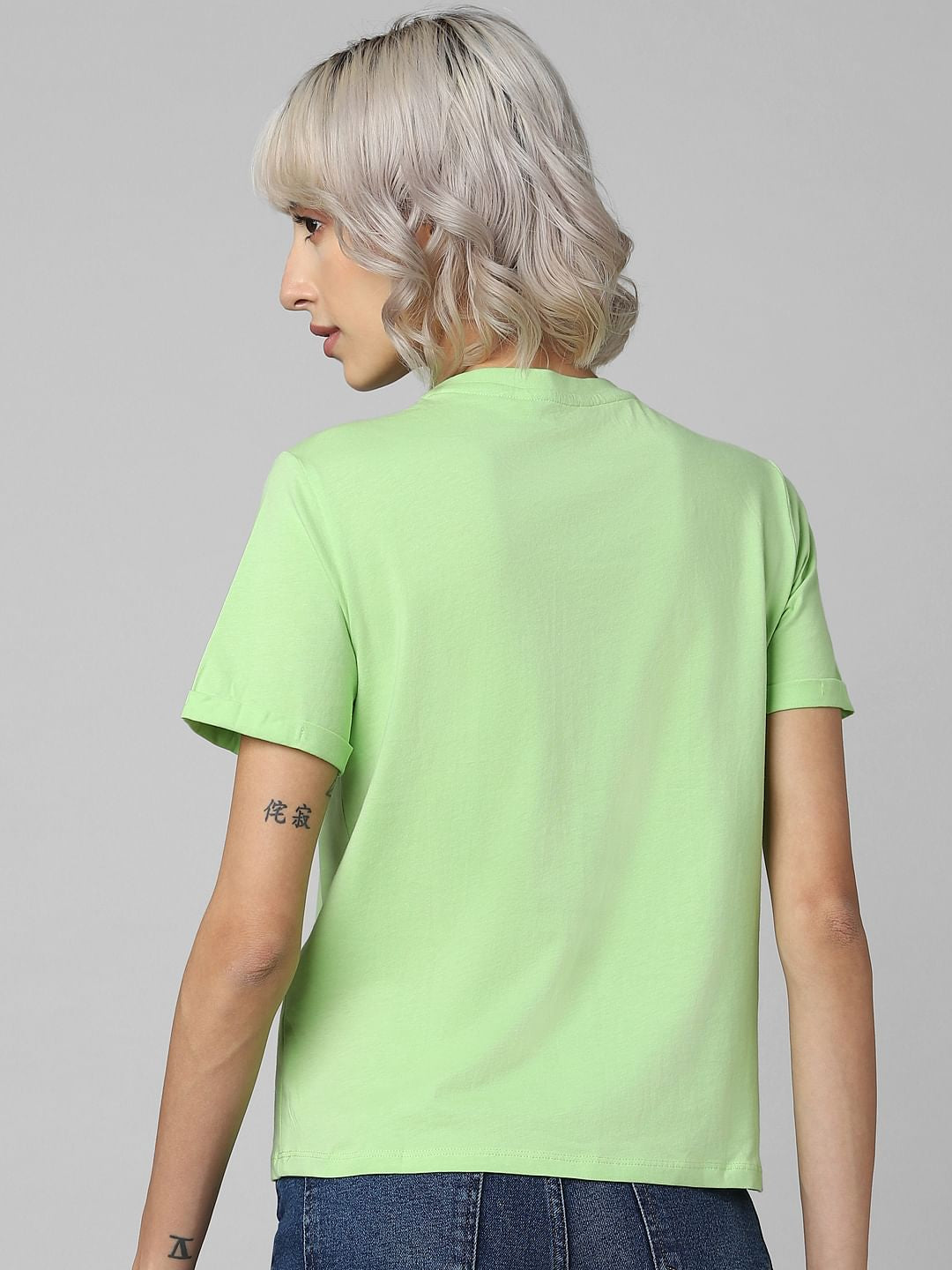 Green Graphic Print T-Shirt