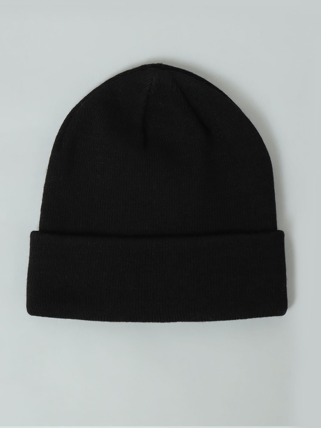 Black Knitted Beanie