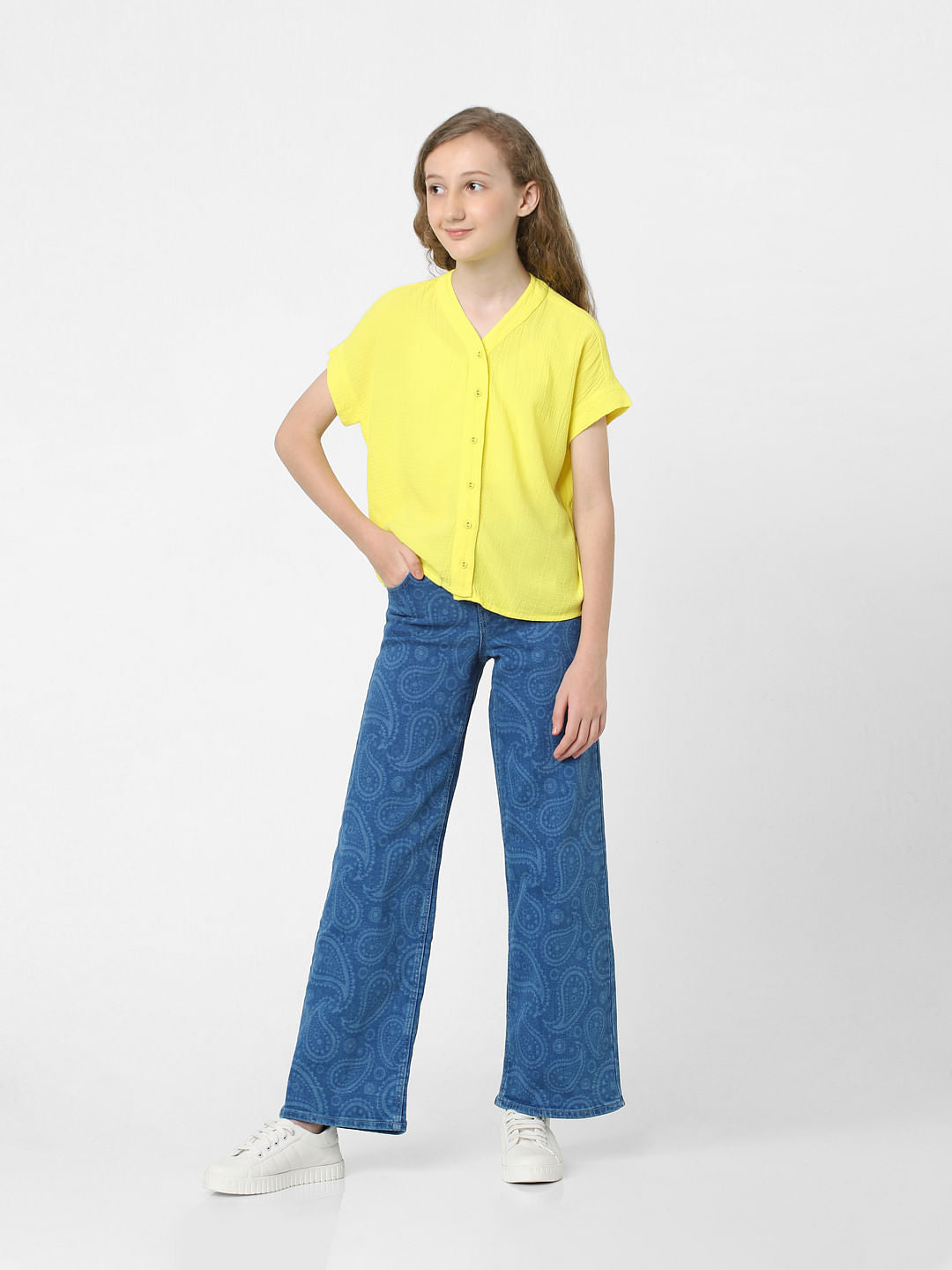 Girls Yellow Shirt