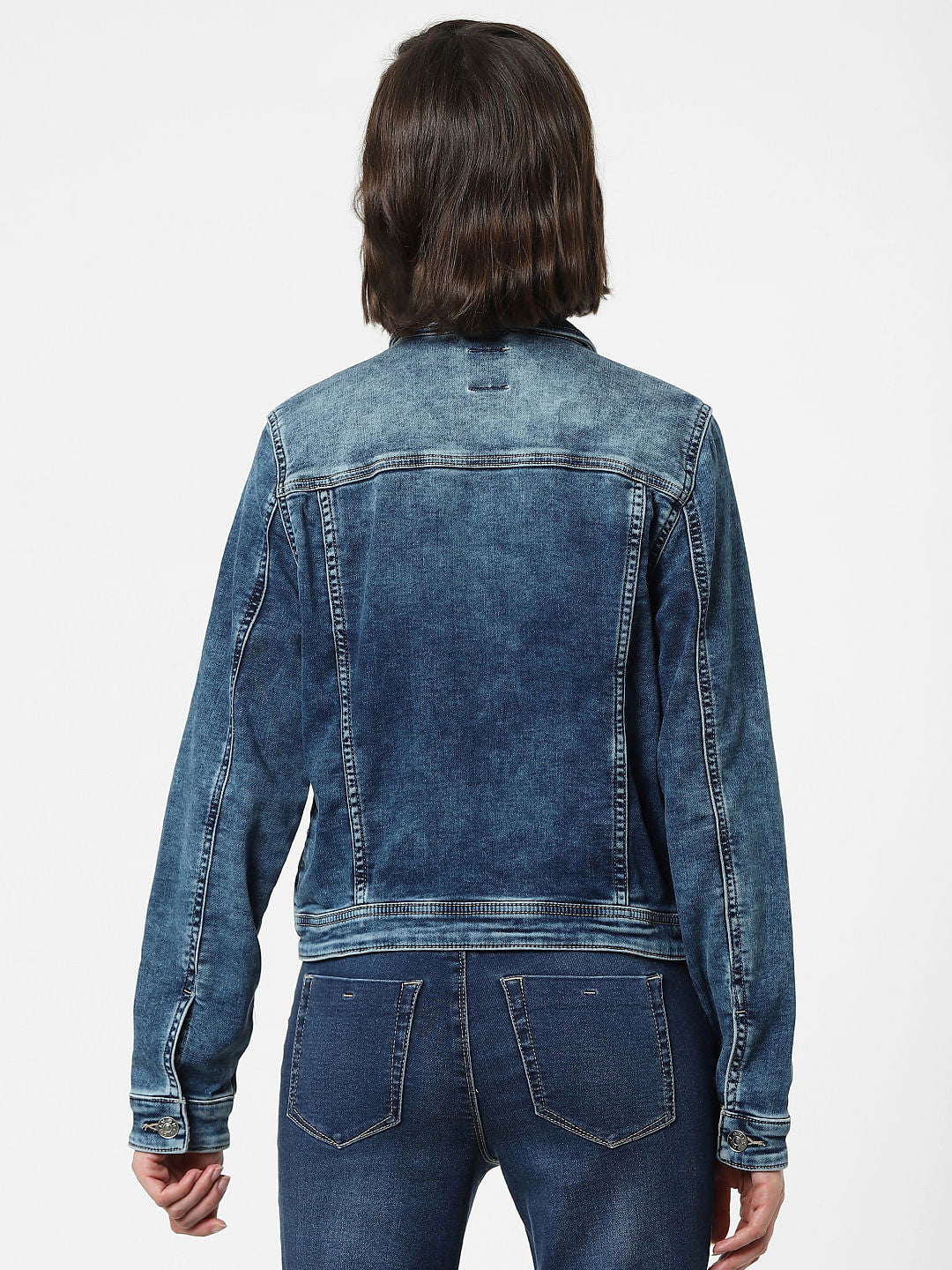 Blue Washed Denim Jacket
