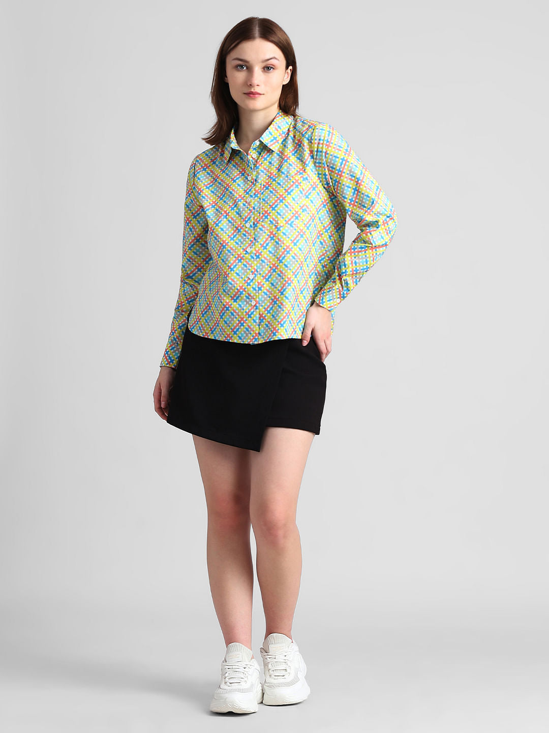 Multi-Colour Printed Cotton Shirt