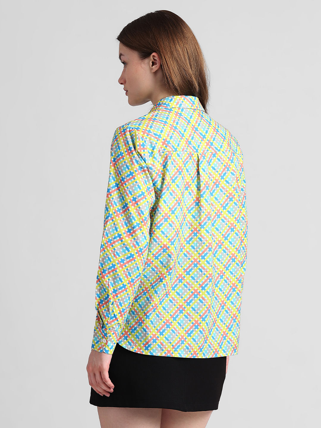 Multi-Colour Printed Cotton Shirt