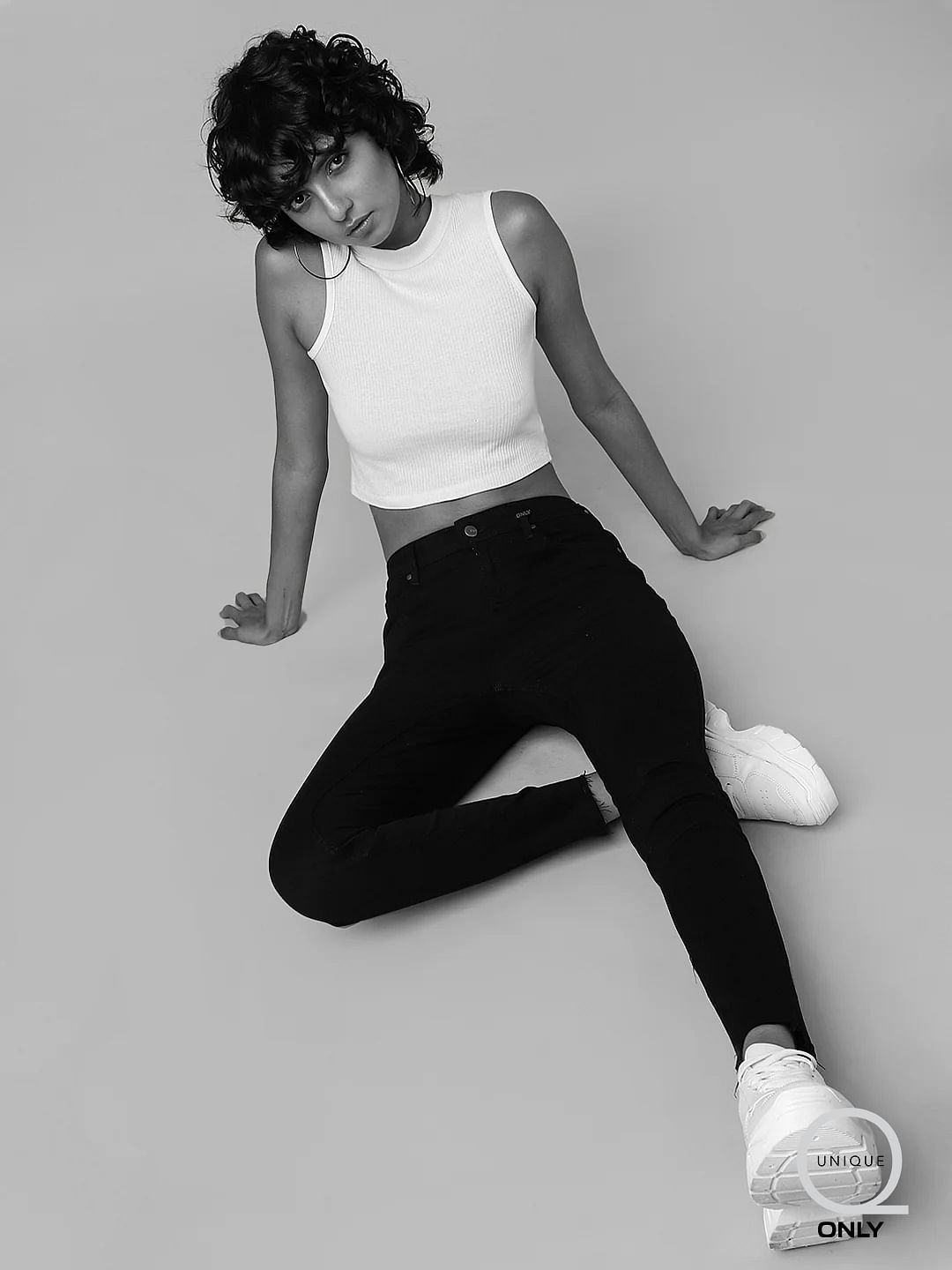 Black High Rise Skinny Jeans