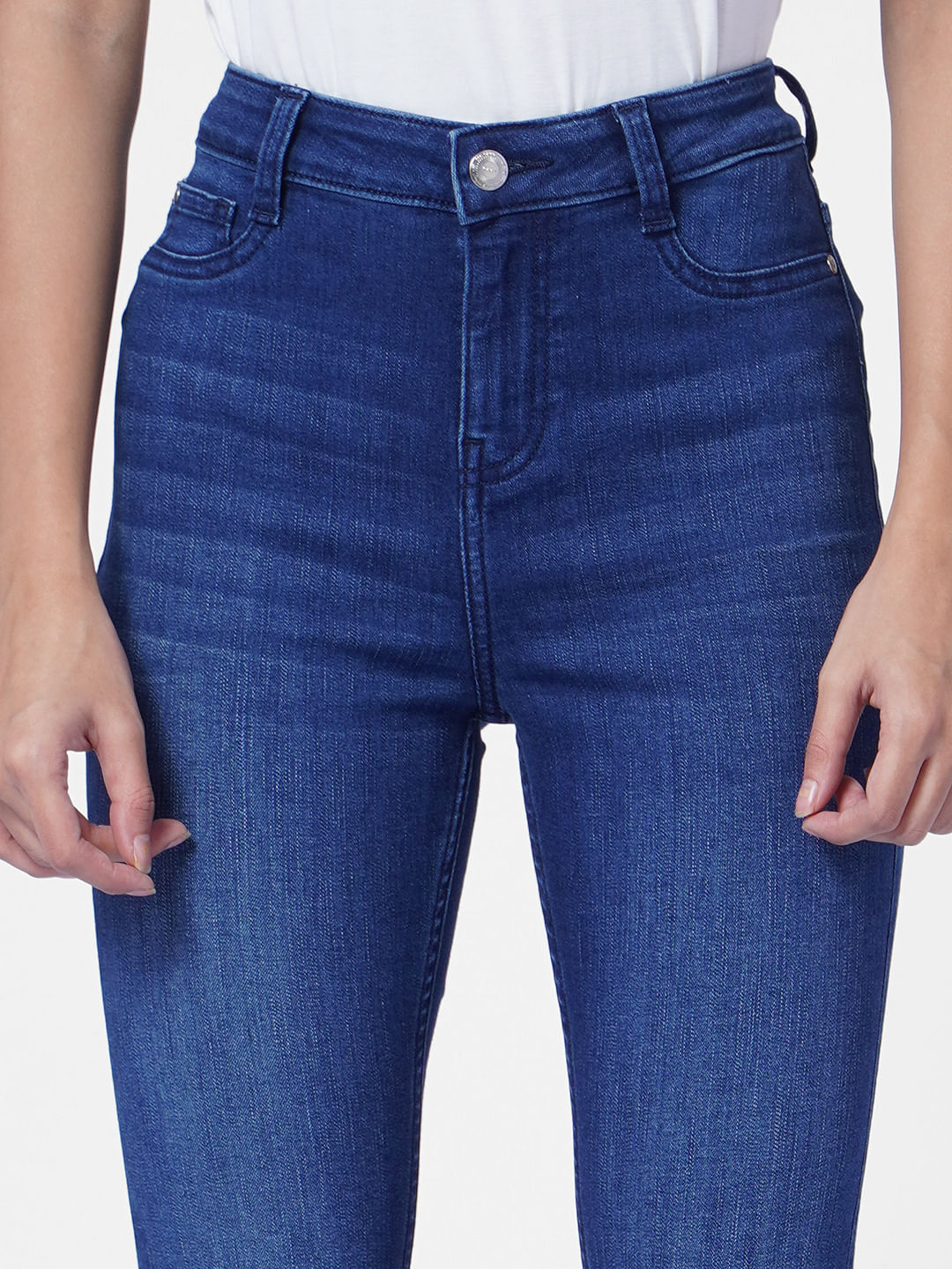 Light Blue High Rise Skinny Jeans