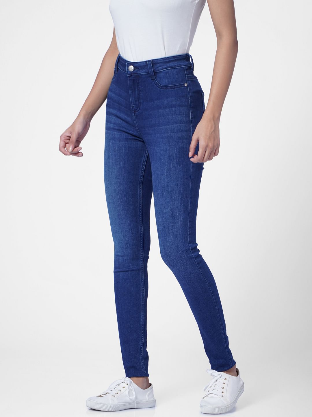 Light Blue High Rise Skinny Jeans