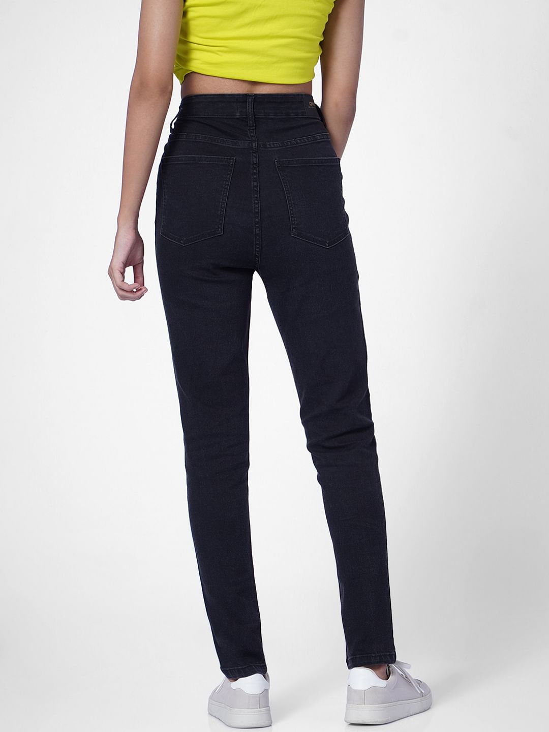 Grey High Rise Skinny Jeans