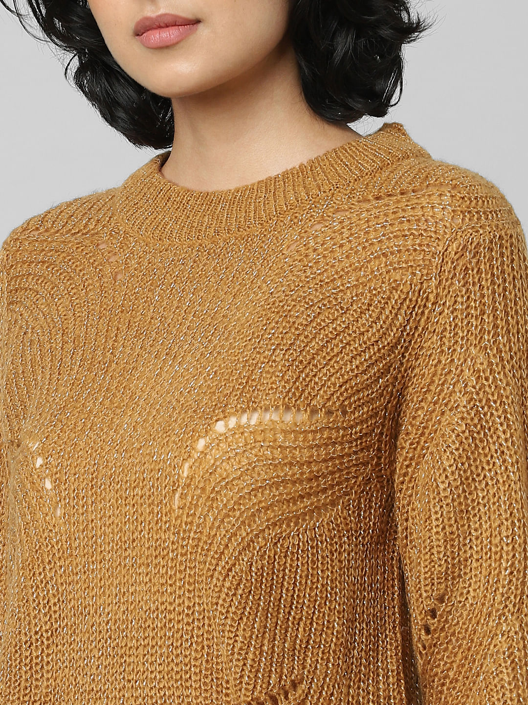 Brown Shimmer Pullover