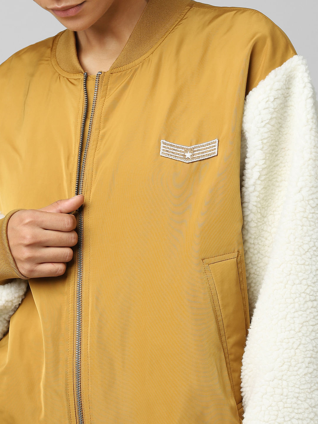 Brown Teddy Bomber Jacket