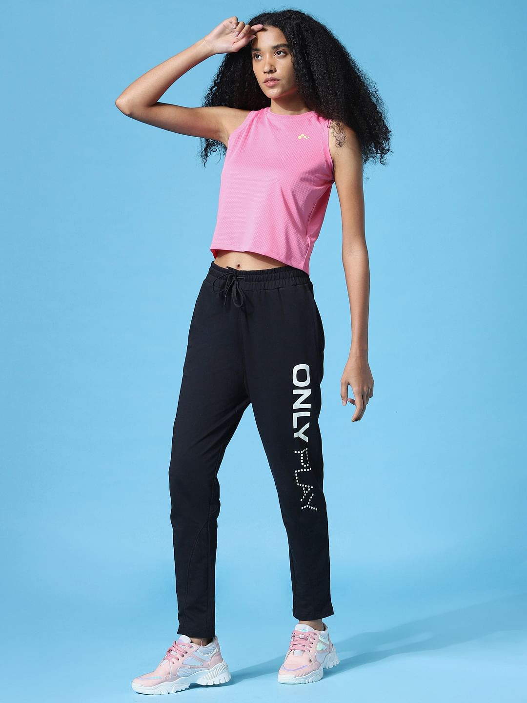 Pink Sleeveless Training T-Shirt