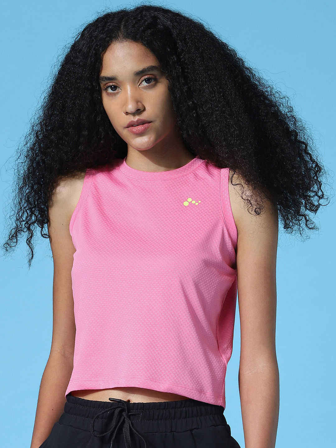 Pink Sleeveless Training T-Shirt