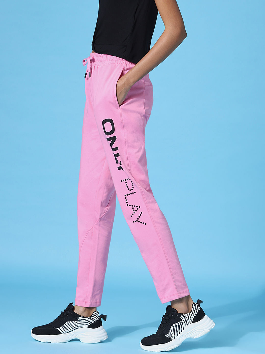 Pink High Rise Sweatpants