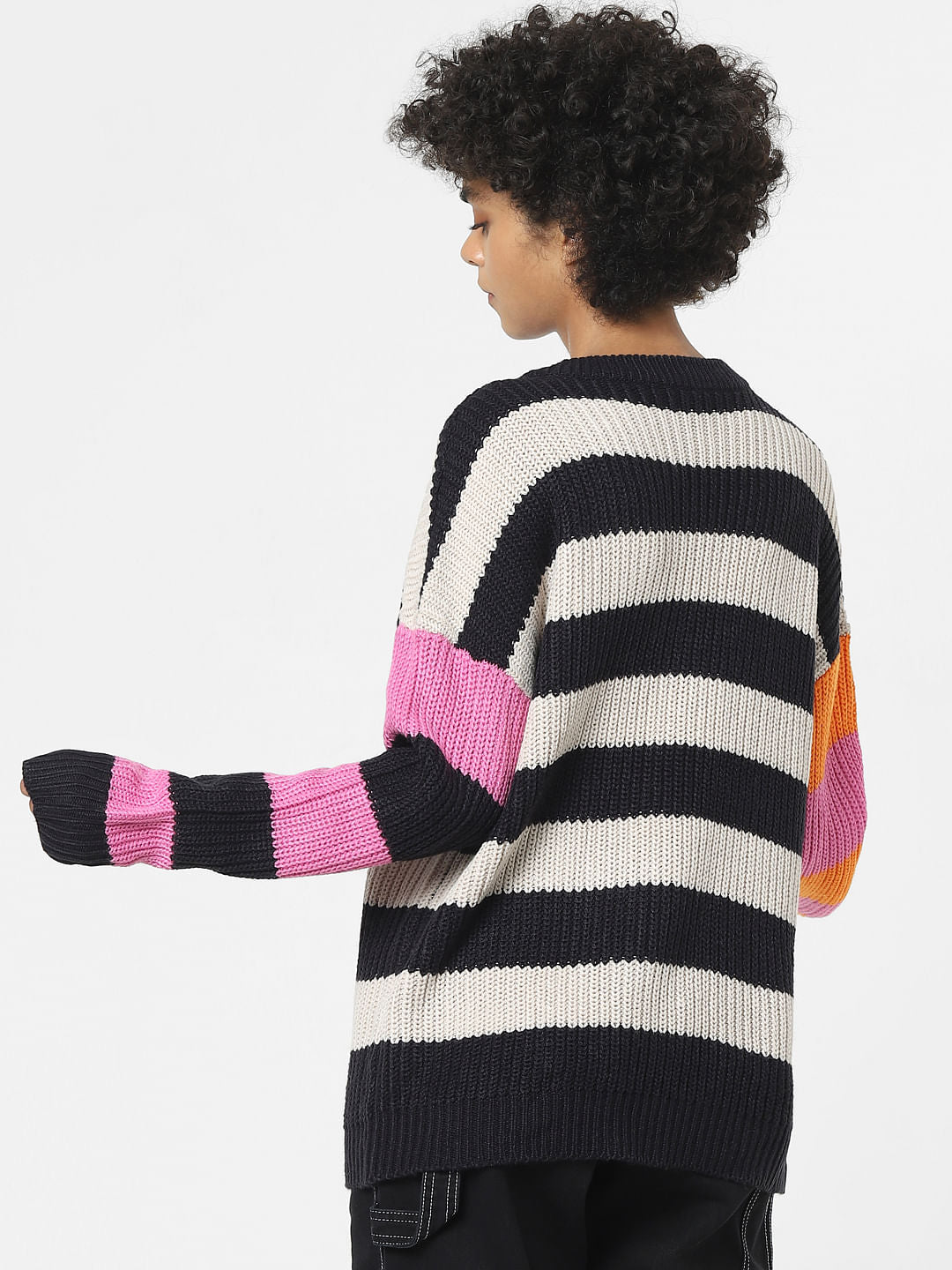Multi-Colour Oversized Pullover