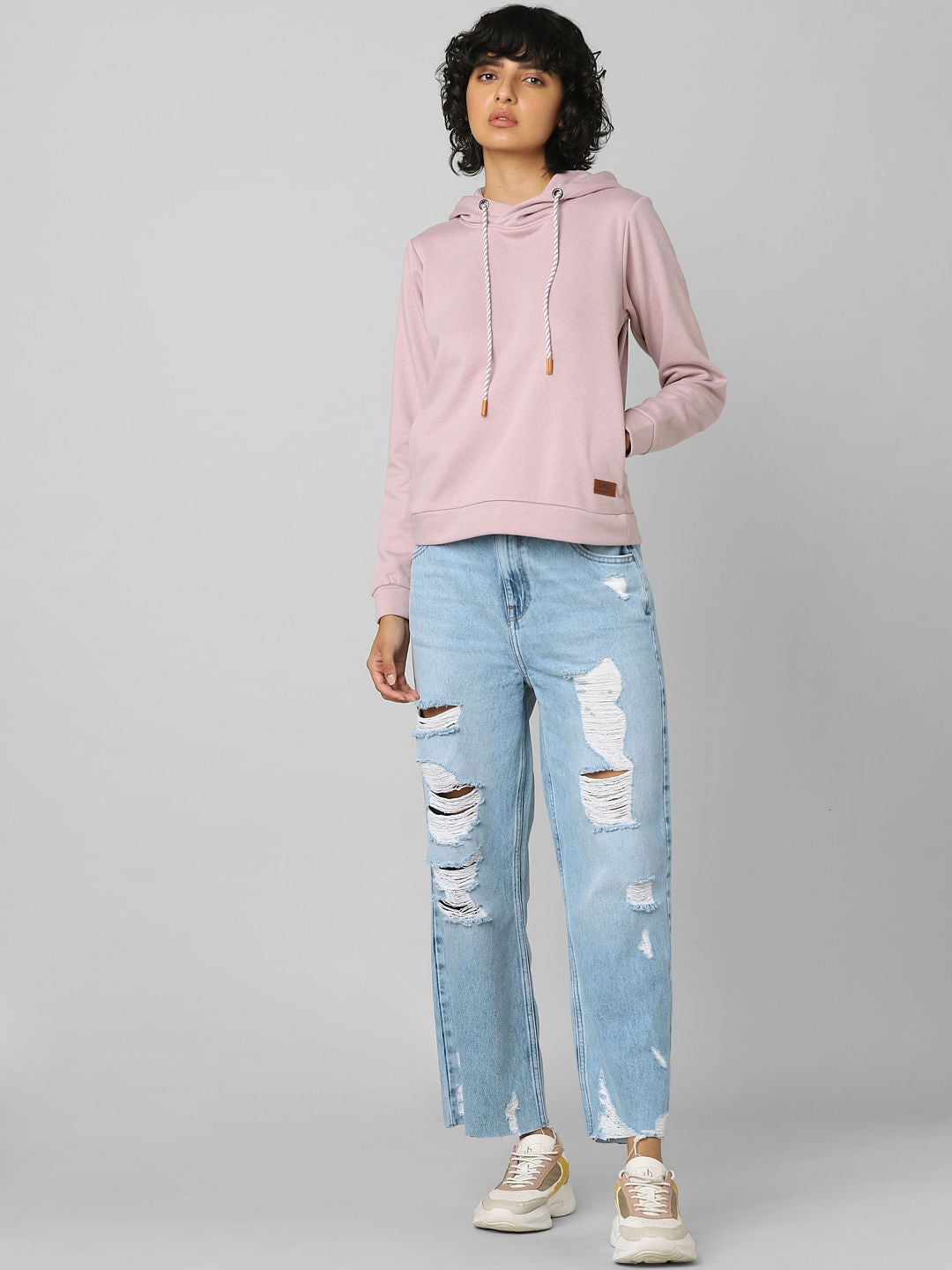 Purple Hooded Sweatshirt