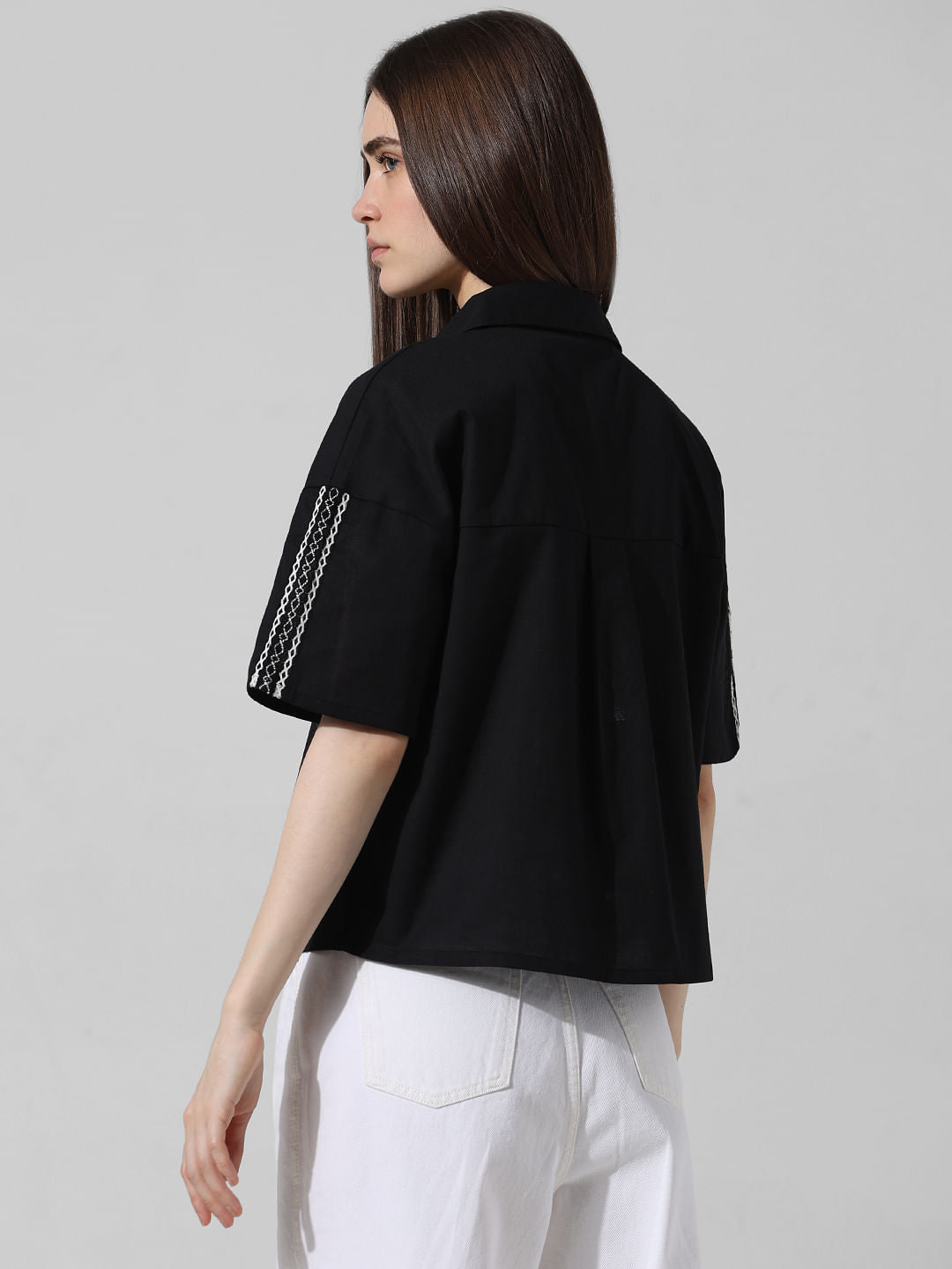 Black Boxy Fit Shirt
