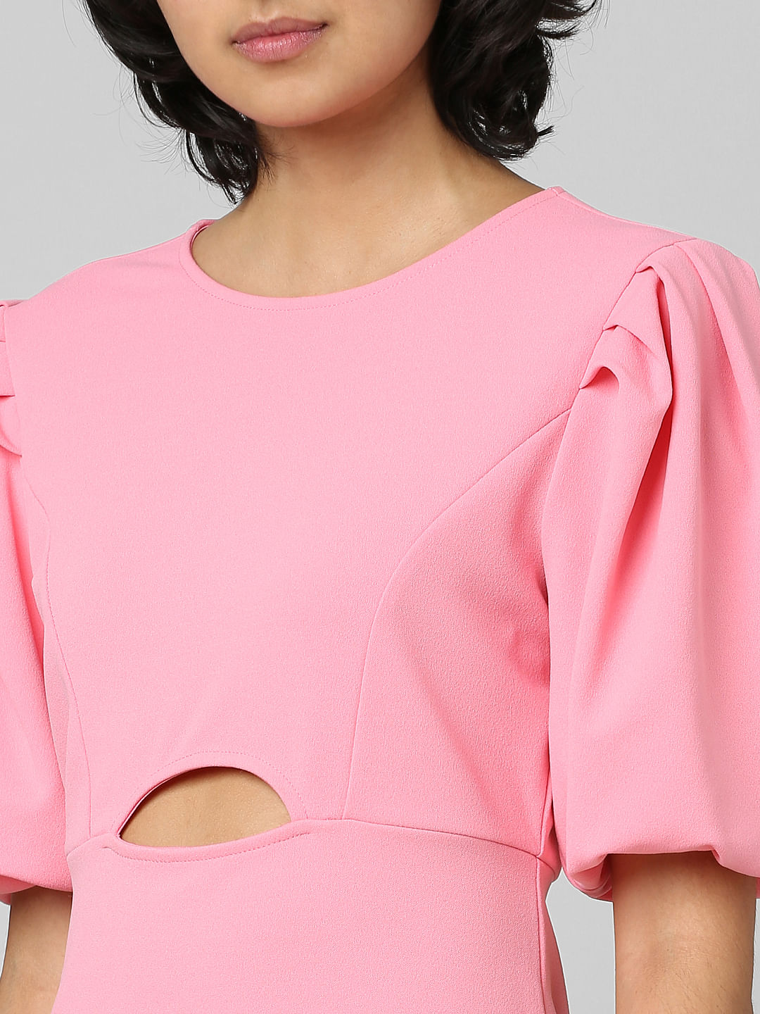 Pink Cut-Out Dress