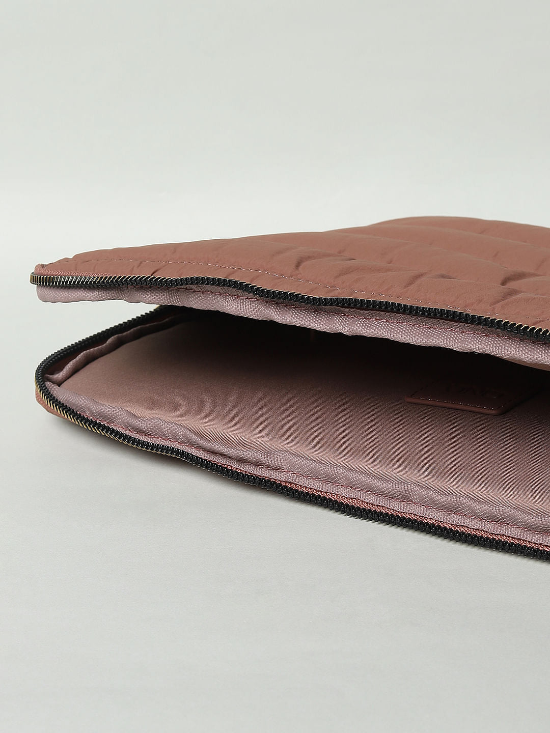 Brown Quilted Laptop Case - 14Inch