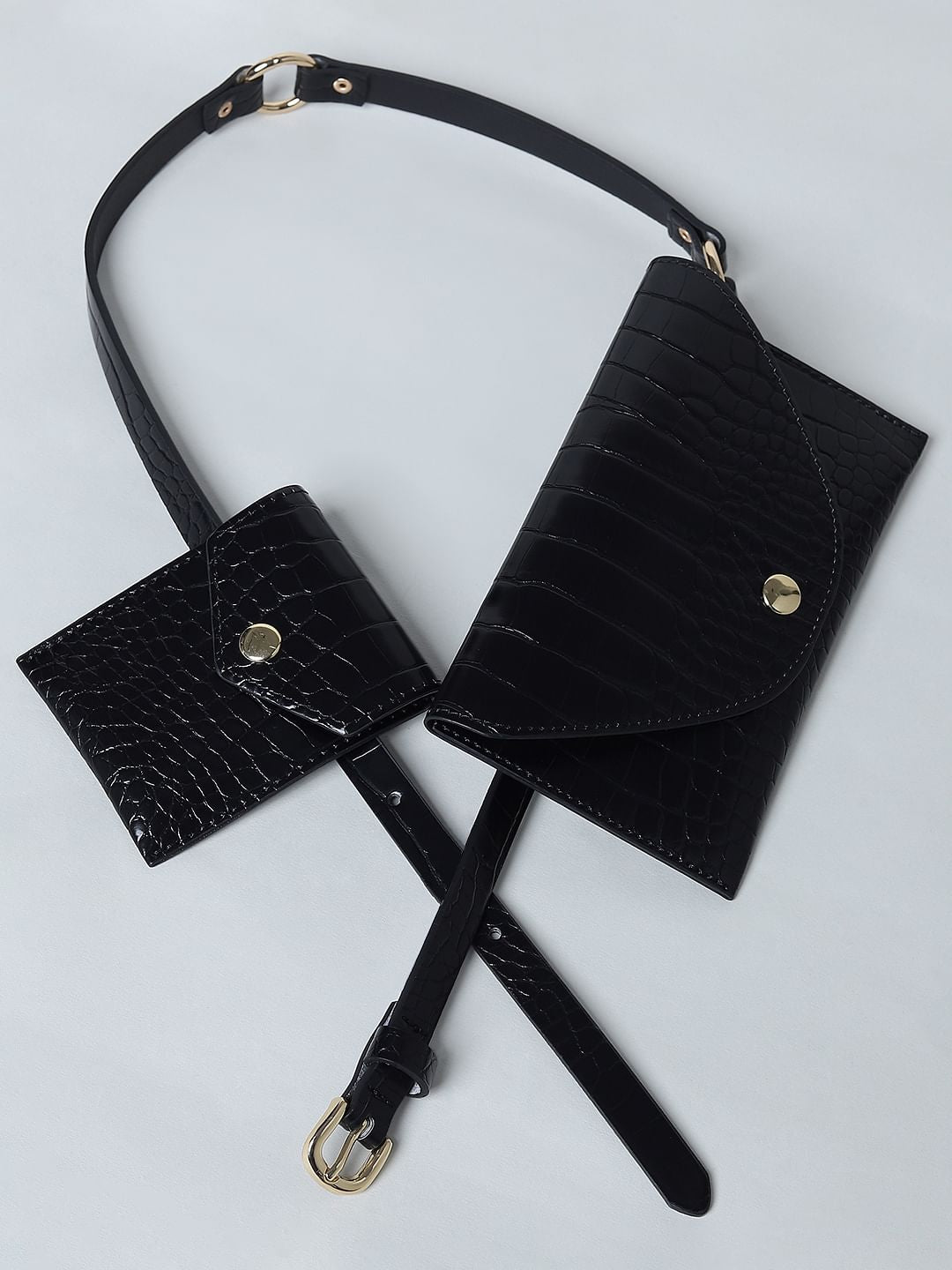 Black Waist Belt Bag