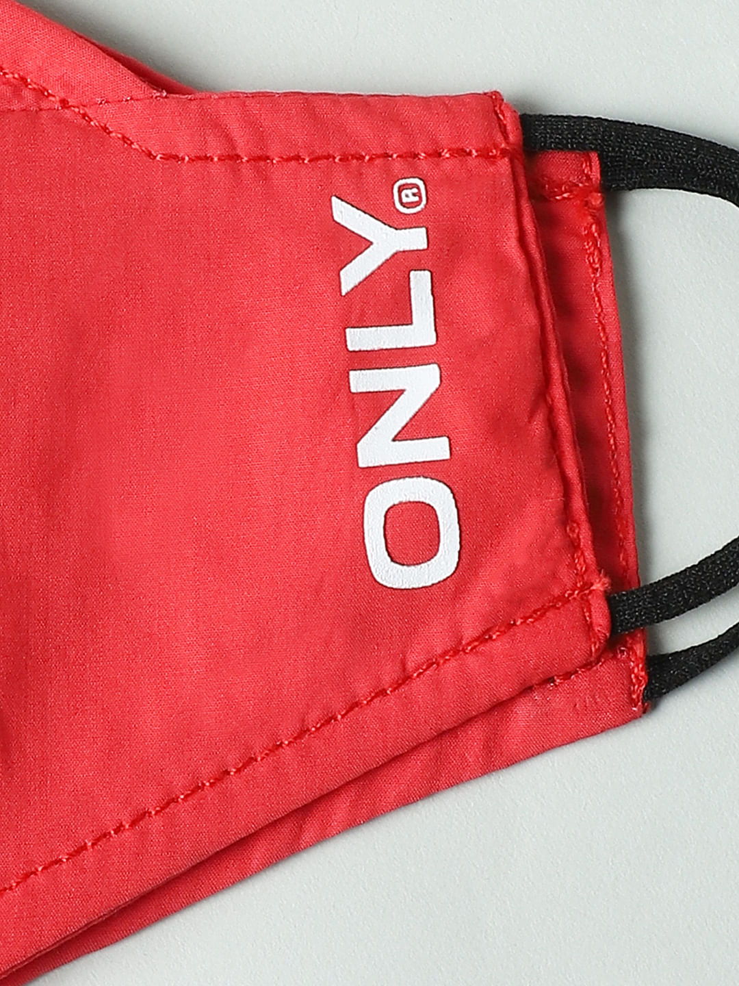 Pink & Black Logo Print Masks - Pack Of 2