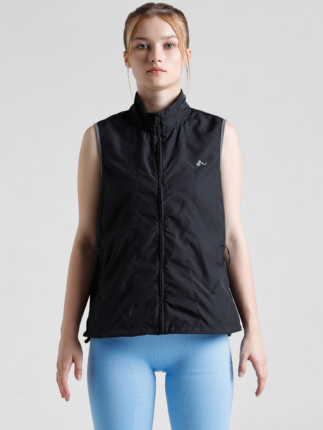 Play Black High Neck Training Jacket