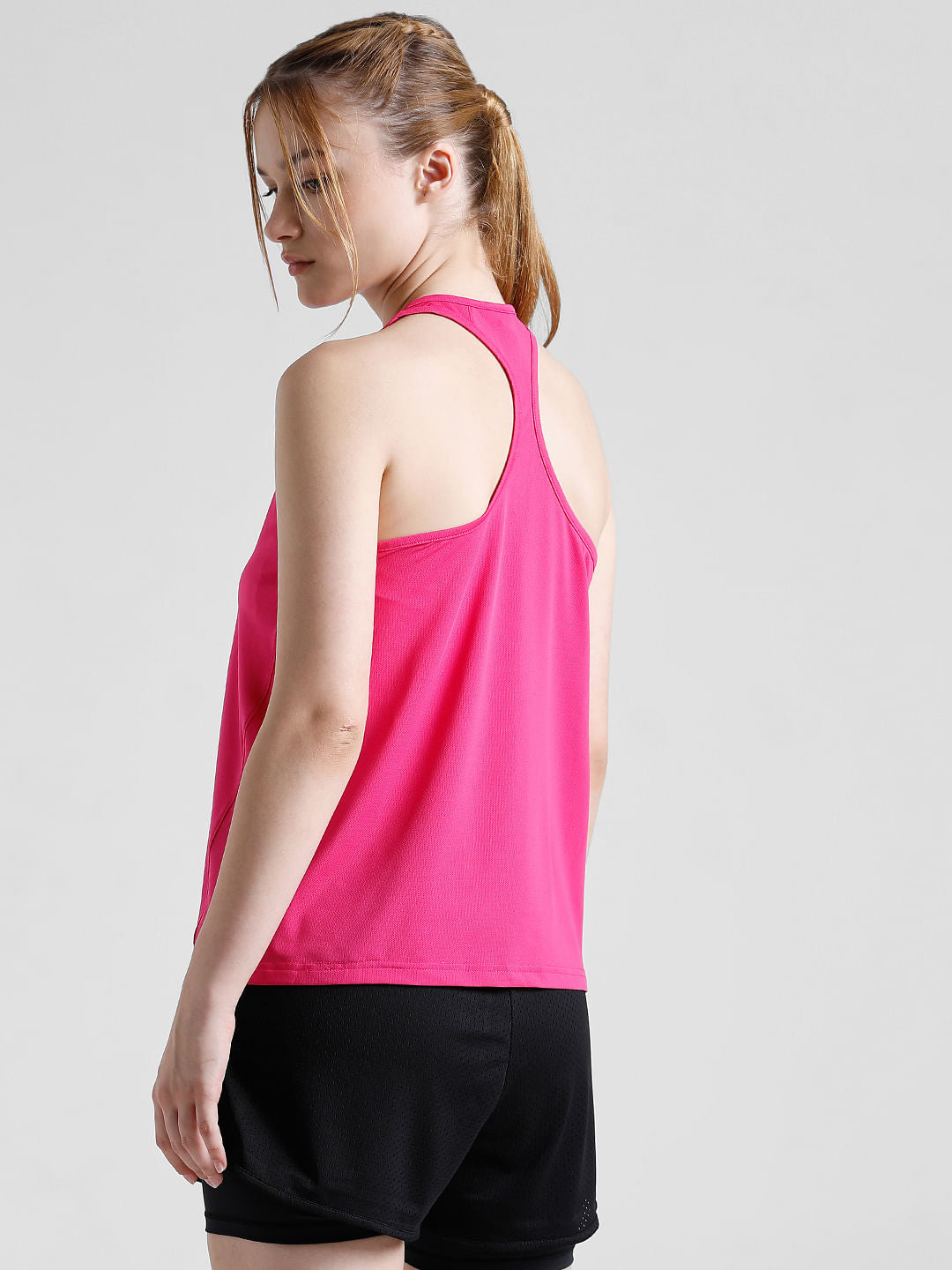 Play Pink Sleeveless Training Top