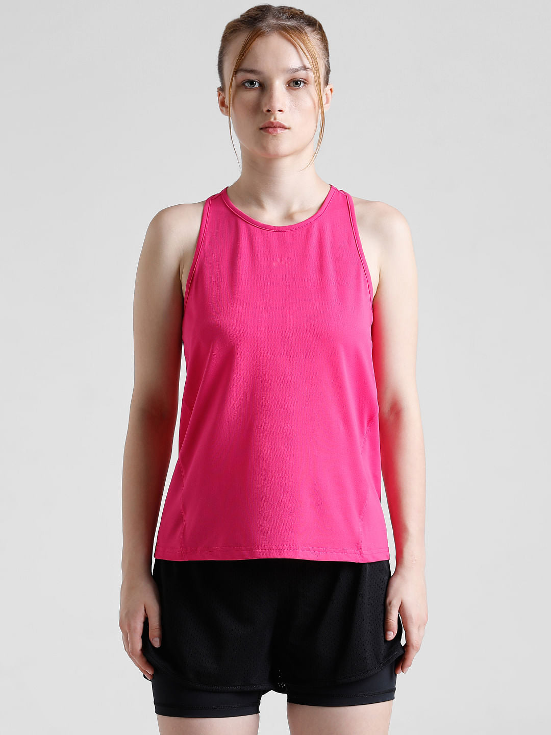 Play Pink Sleeveless Training Top