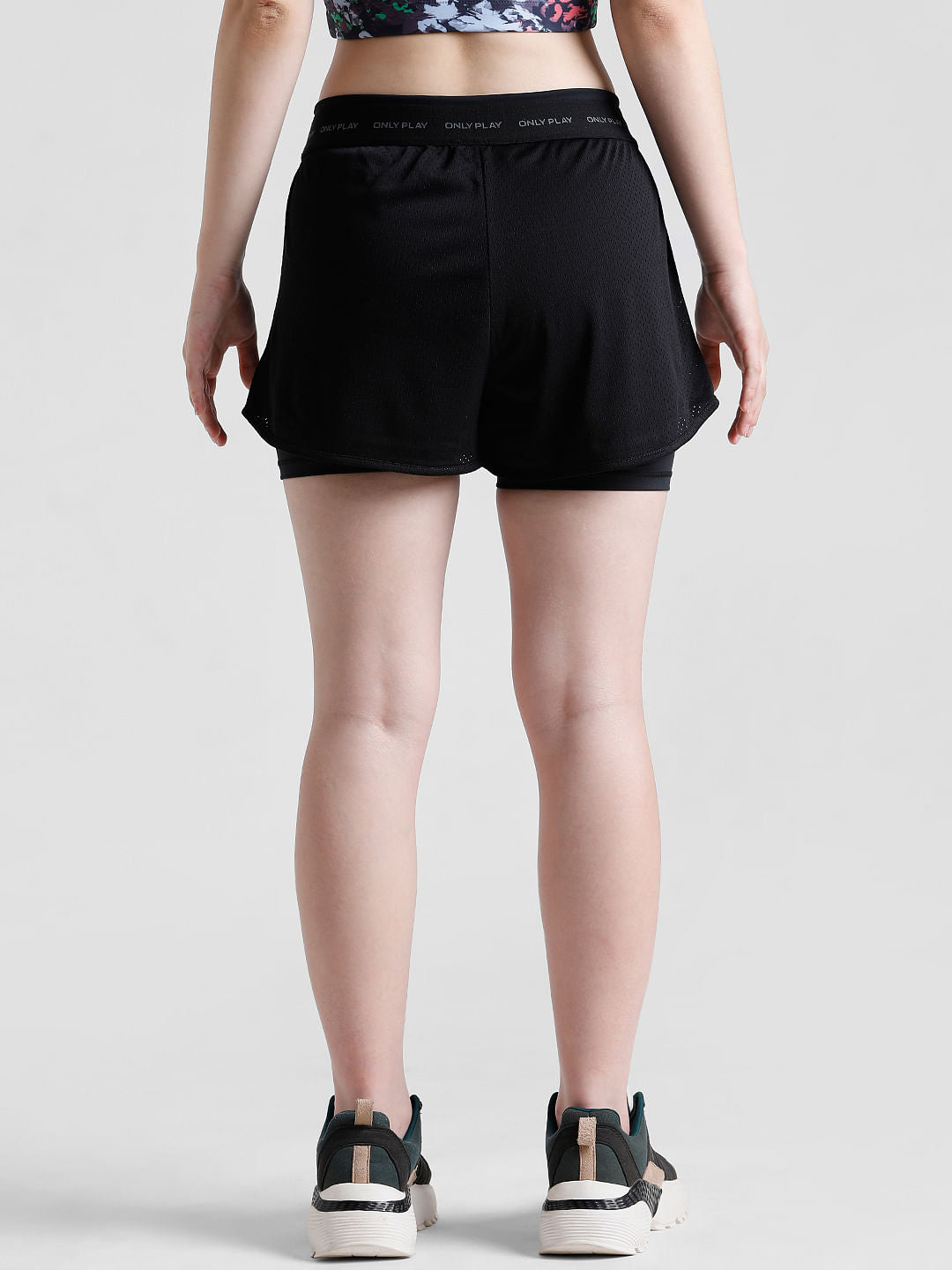 Play Black Mesh Training Shorts