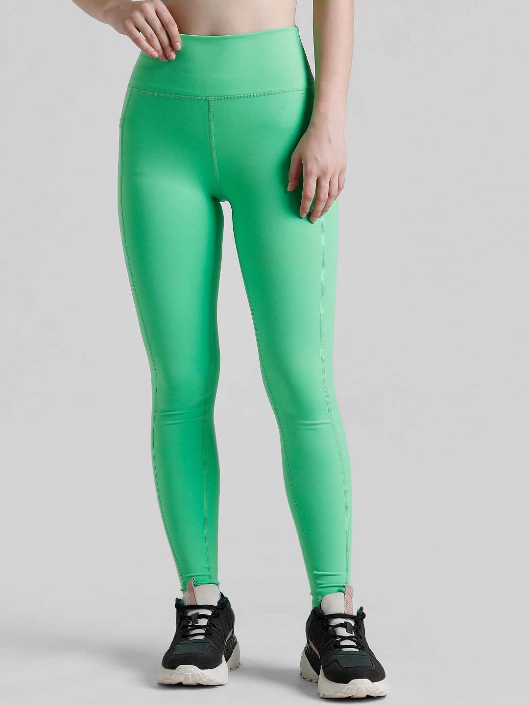 Play Green High Rise Training Tights