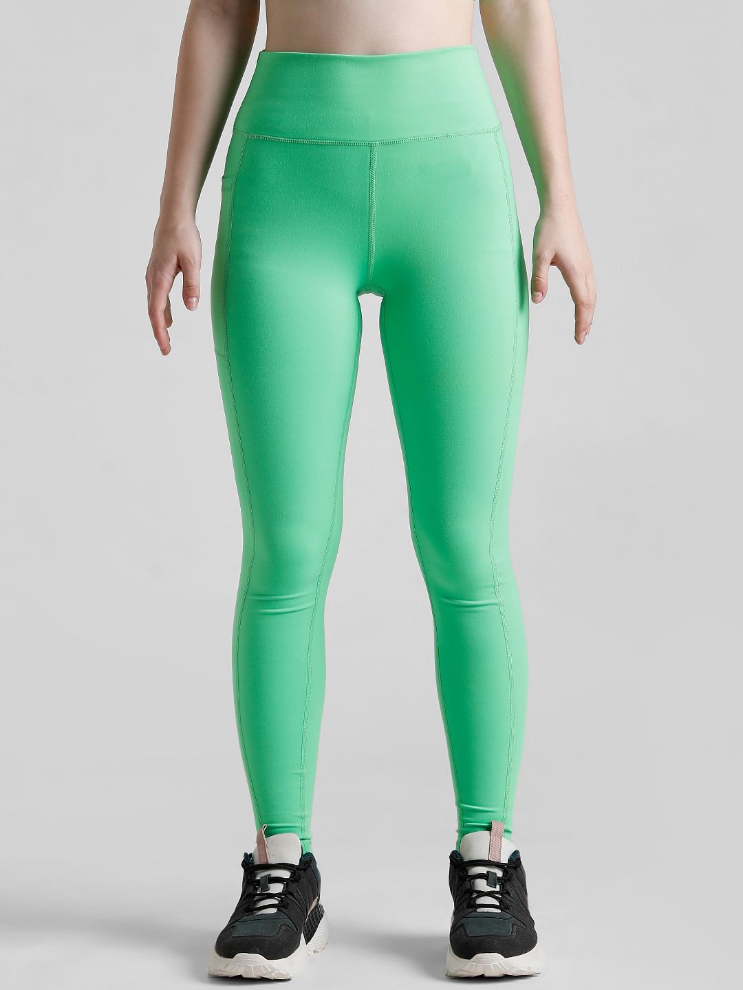 Play Green High Rise Training Tights