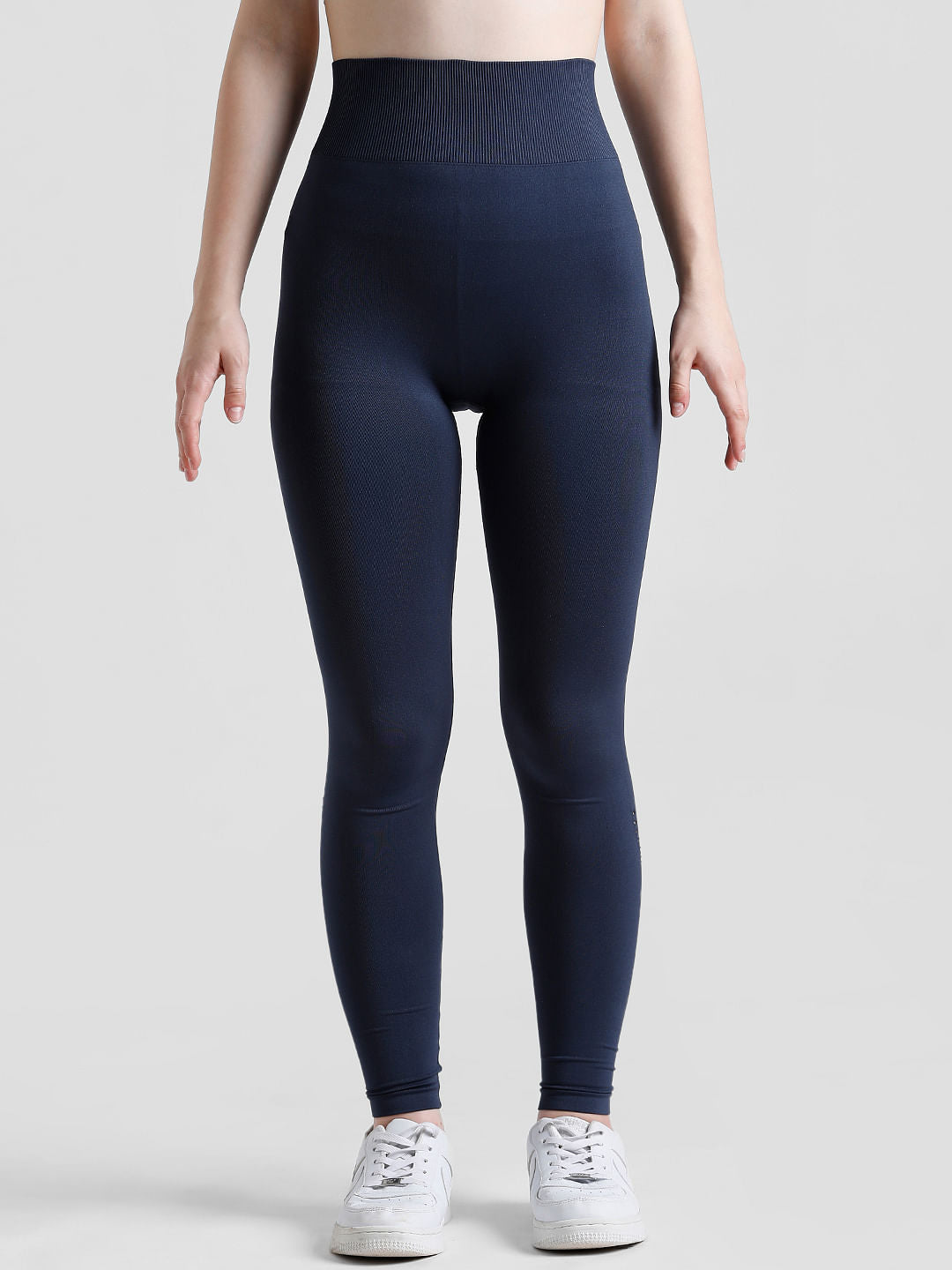 Play Navy Blue High Rise Seamless Training Tights