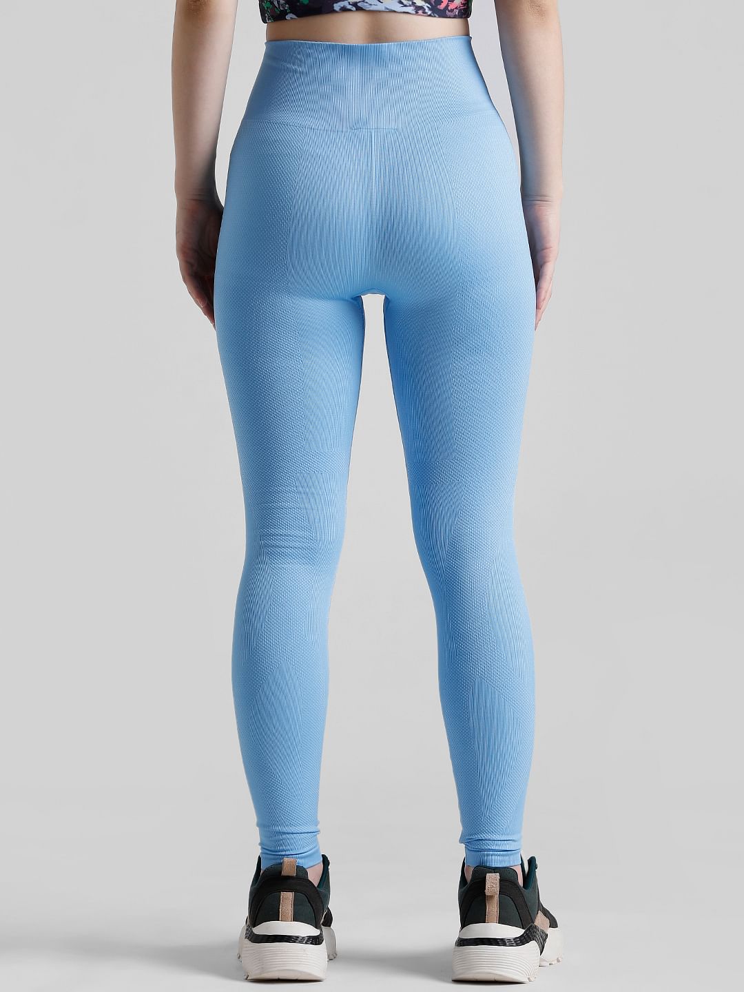 Play Blue High Rise Seamless Training Tights