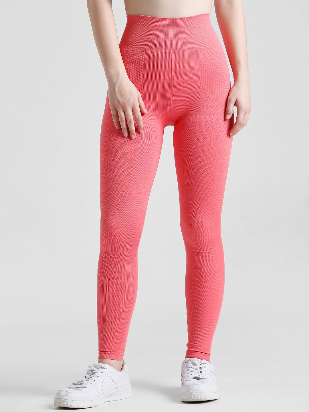 Play Coral High Rise Seamless Training Tights