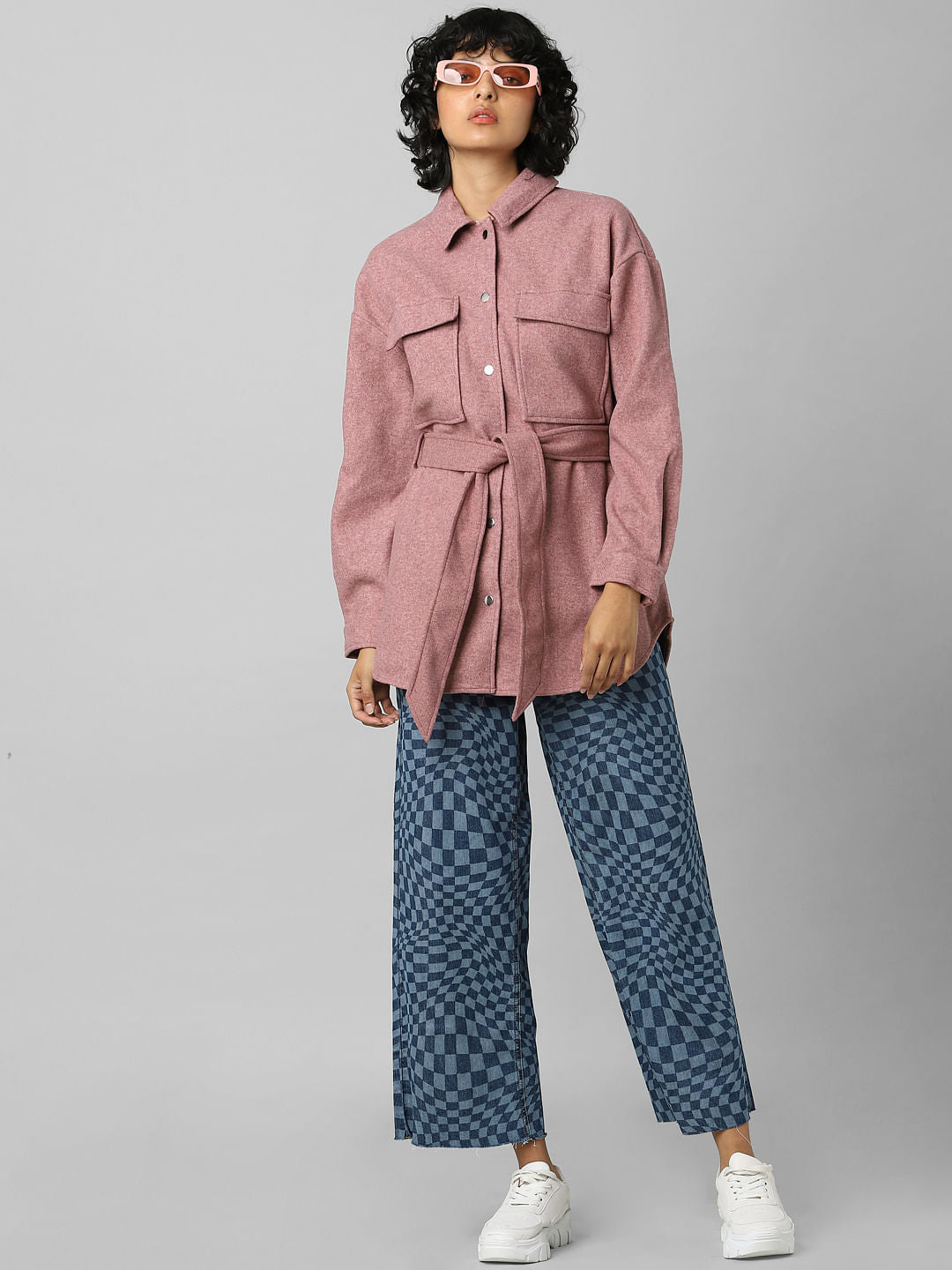 Pink Oversized Shacket