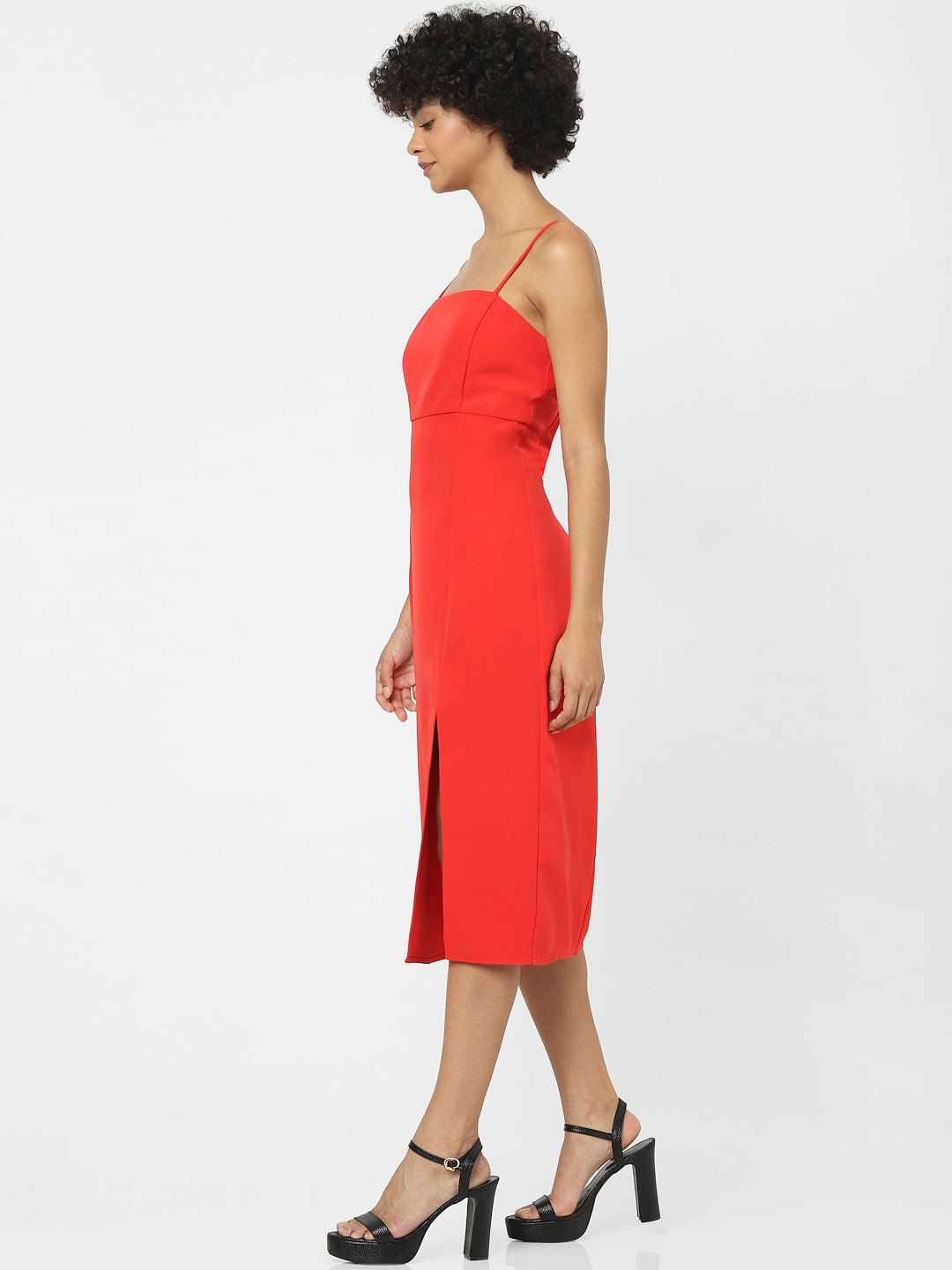 Red Midi Dress