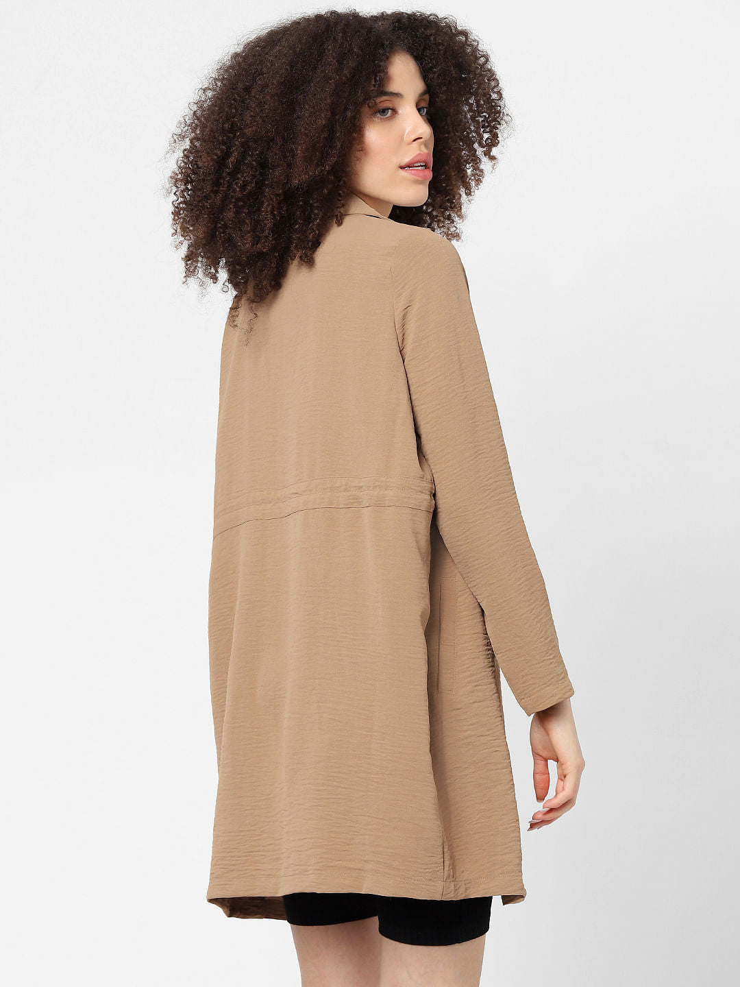 Brown Tailored Long Jacket