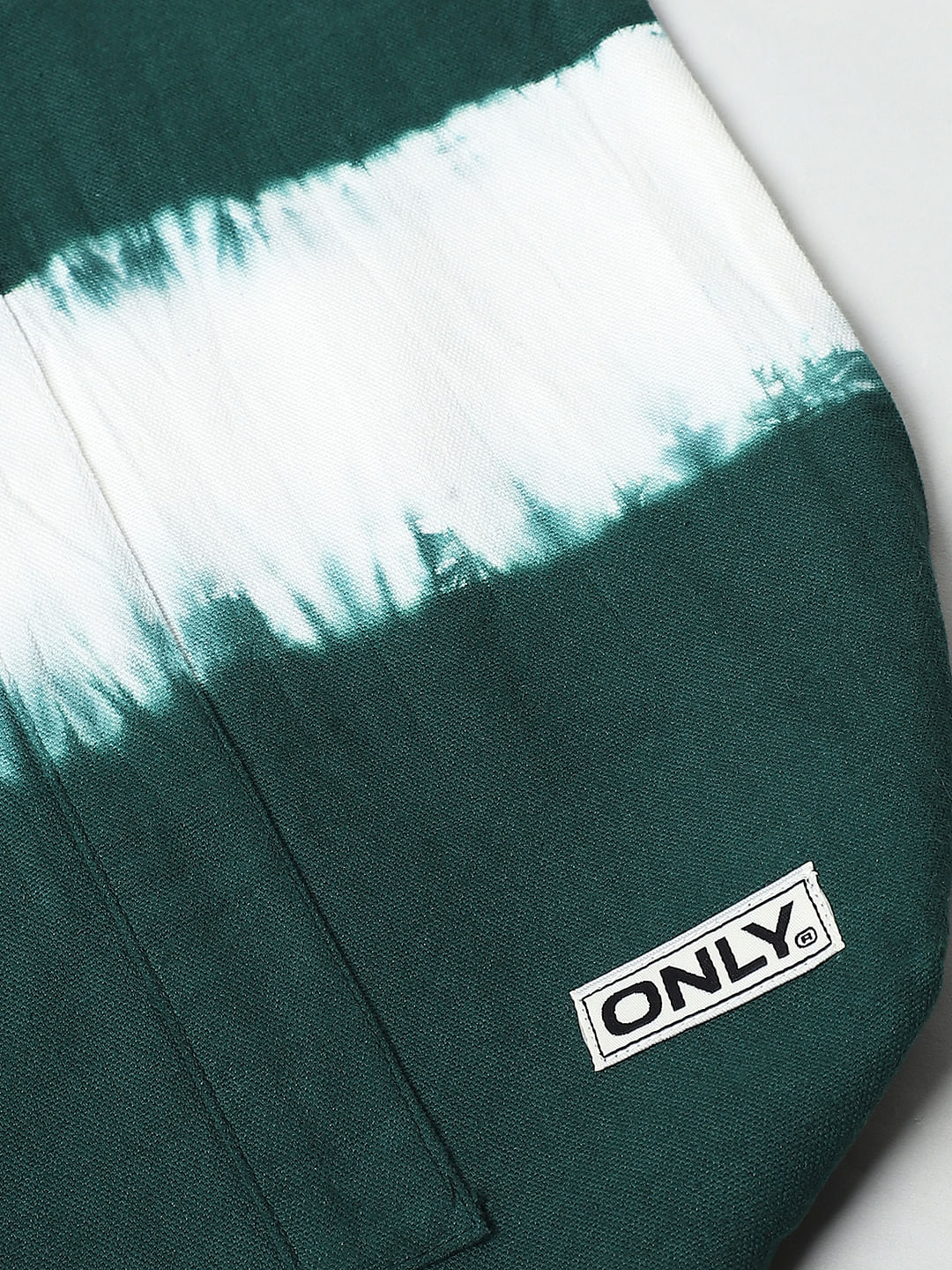 Green Tie Dye Shopper Tote Bag