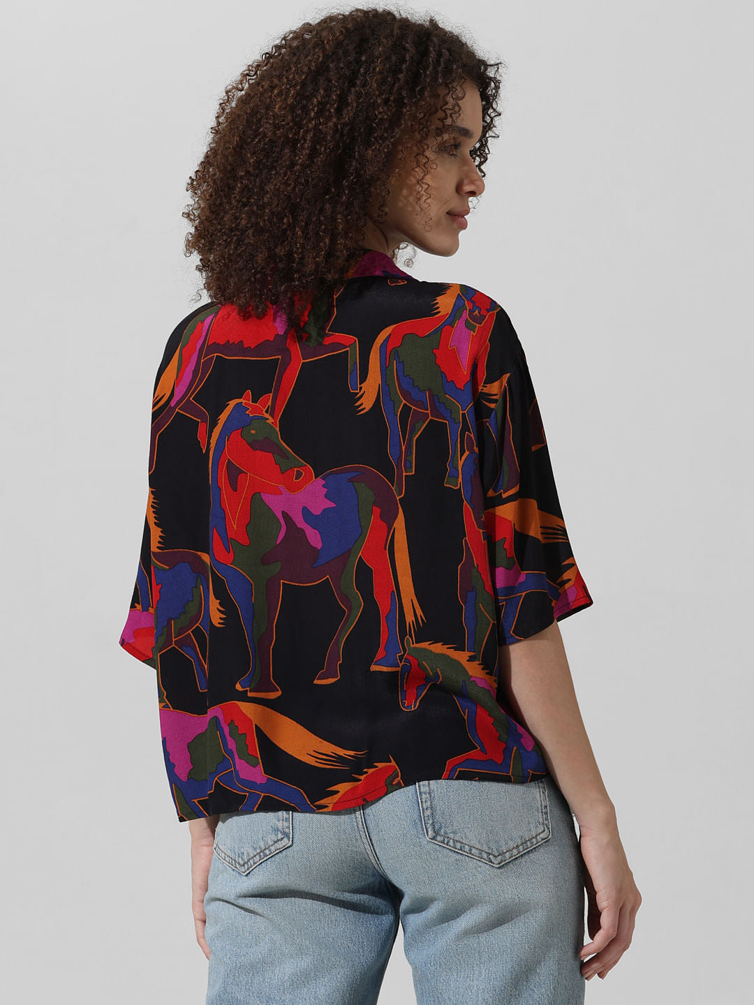 Black Printed Shirt