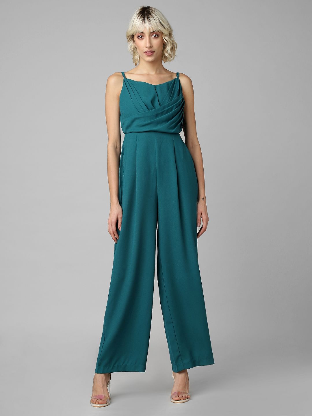 Green Wide Leg Jumpsuit