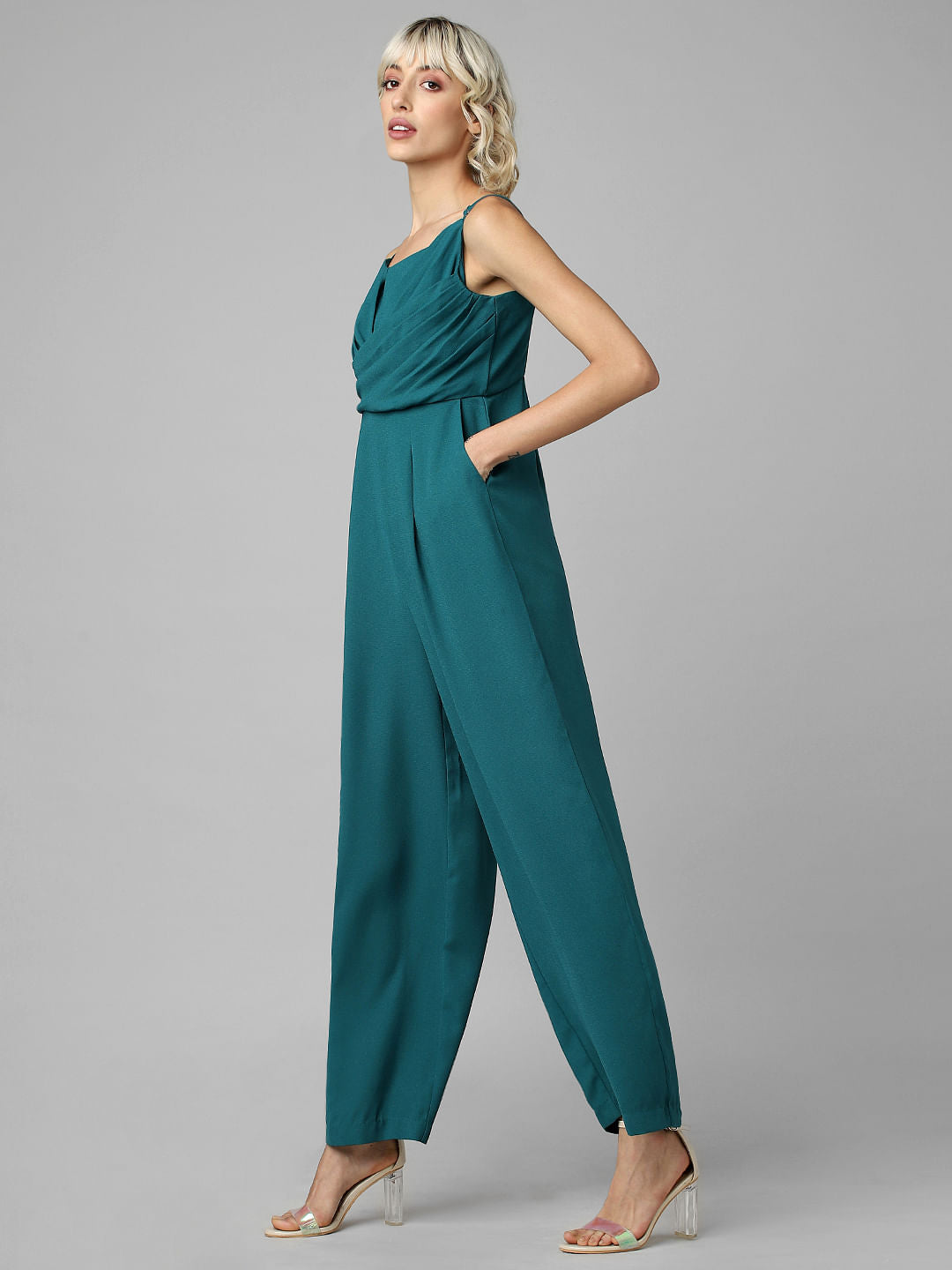 Green Wide Leg Jumpsuit