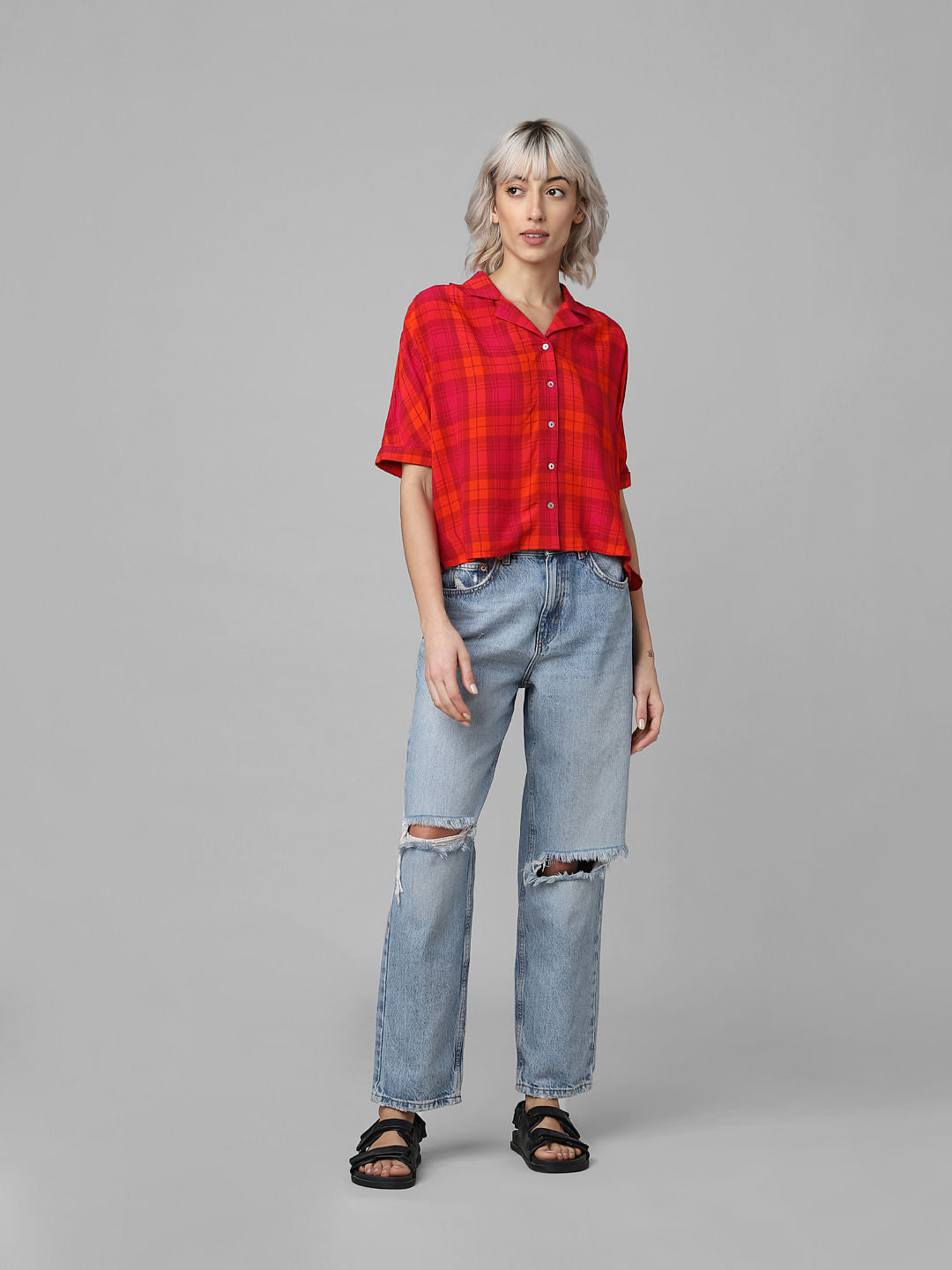 Red Check Resort Shirt