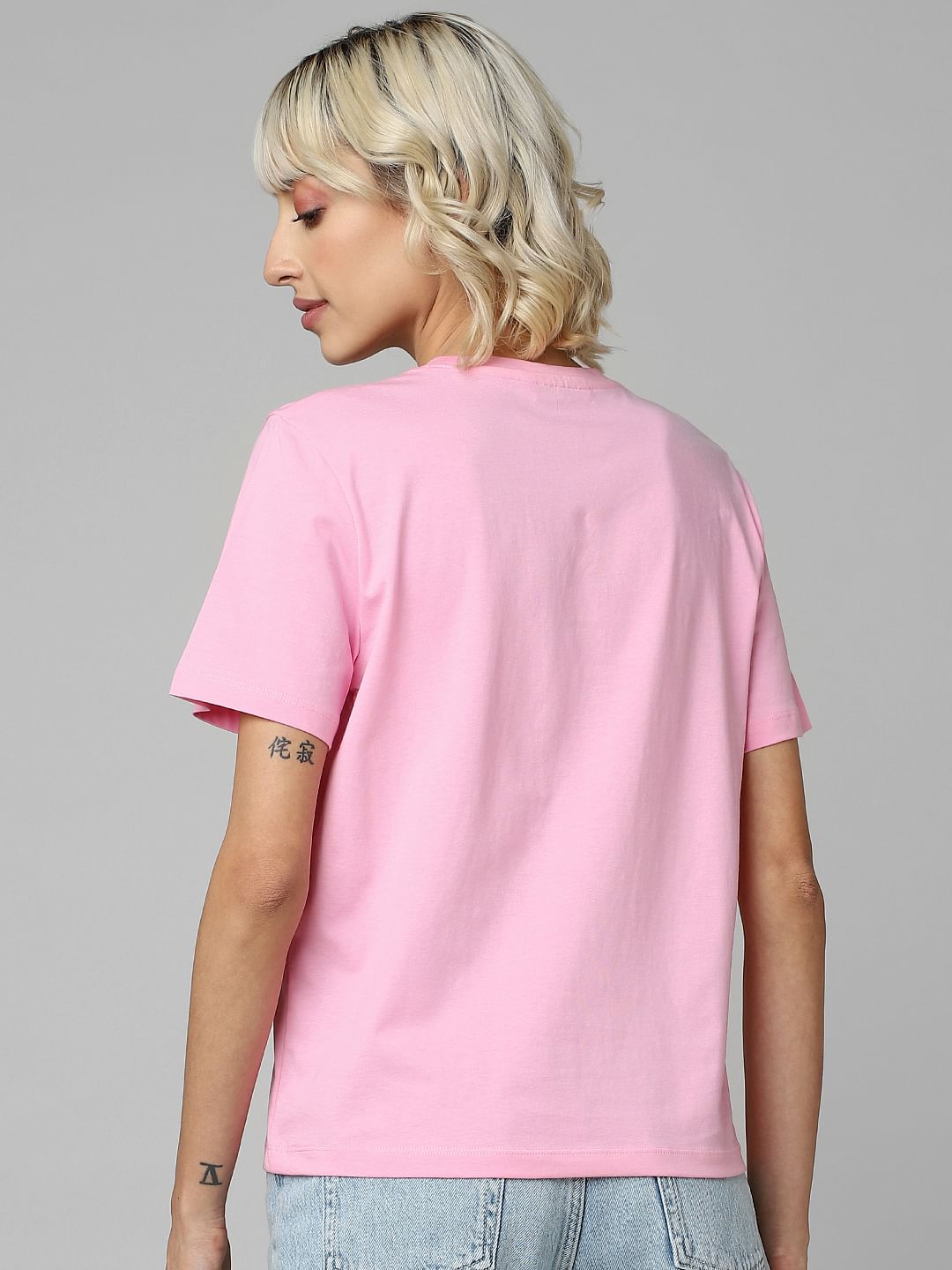 Only X Looney Tunes Pink Printed T-Shirt