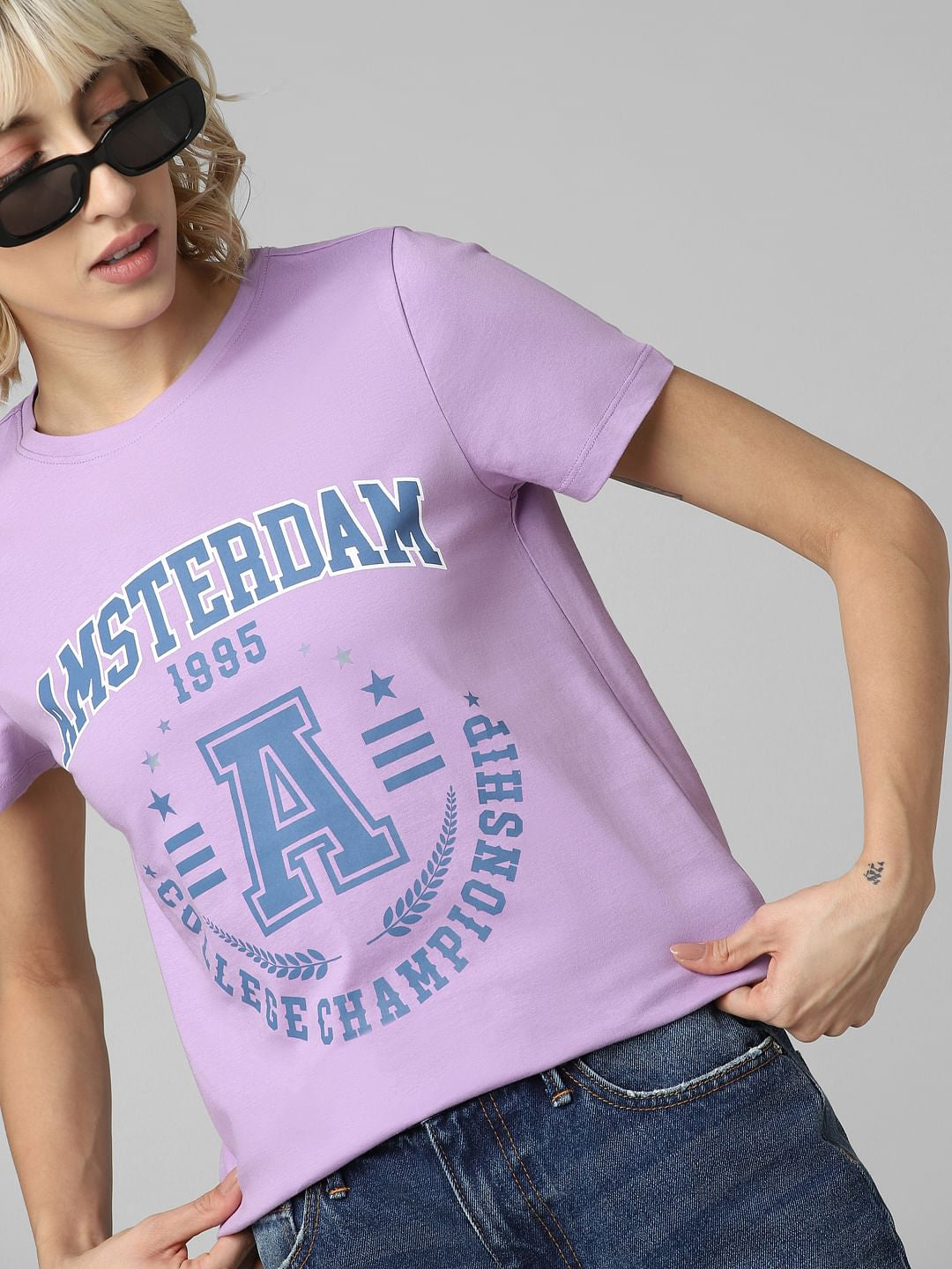 Purple Varsity T-Shirt