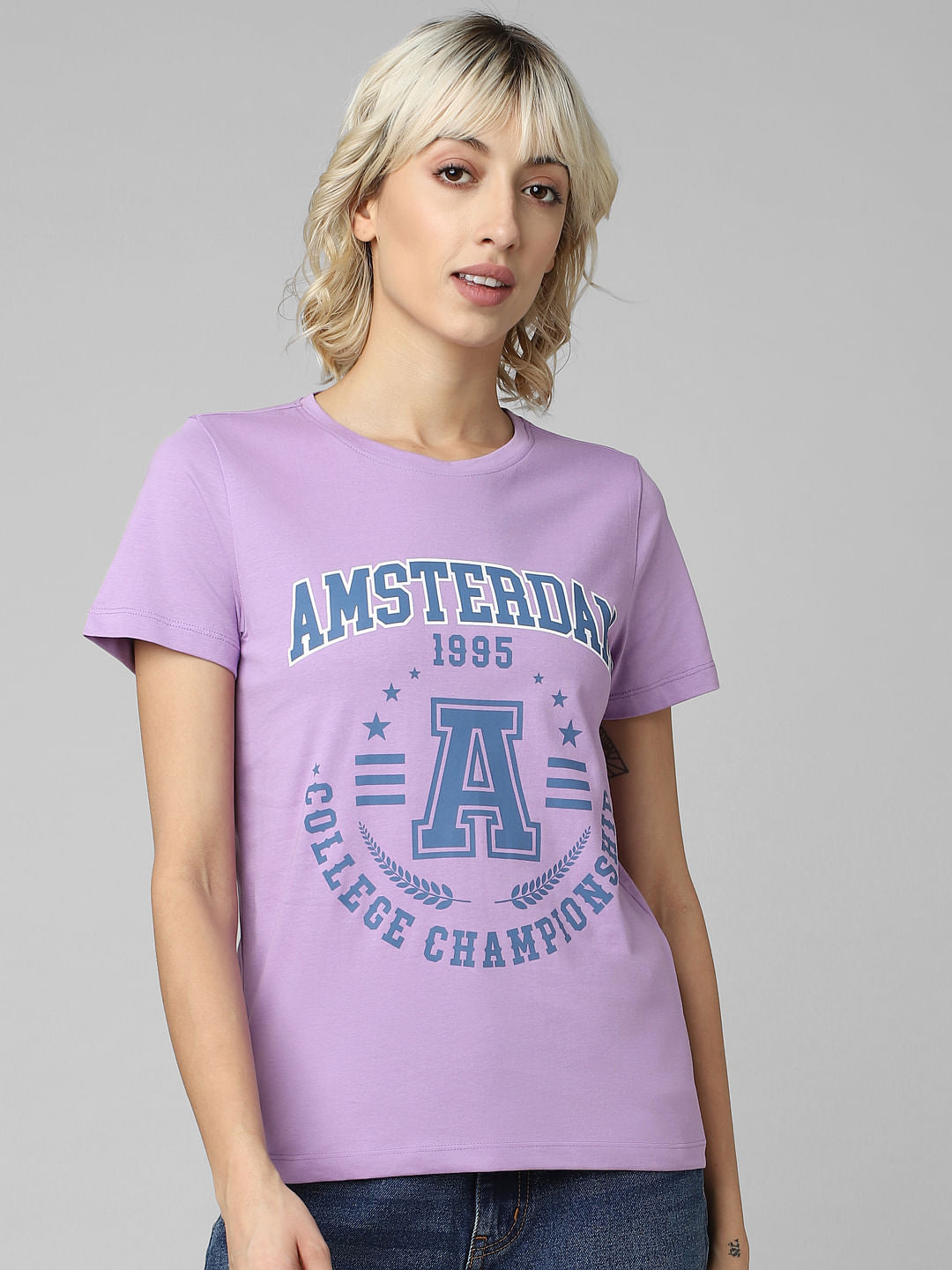Purple Varsity T-Shirt