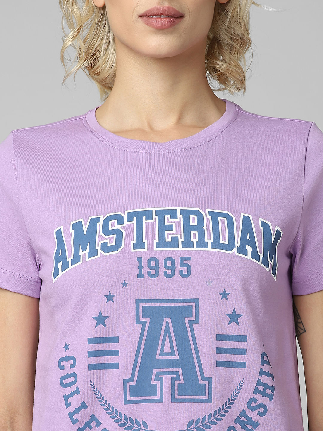 Purple Varsity T-Shirt