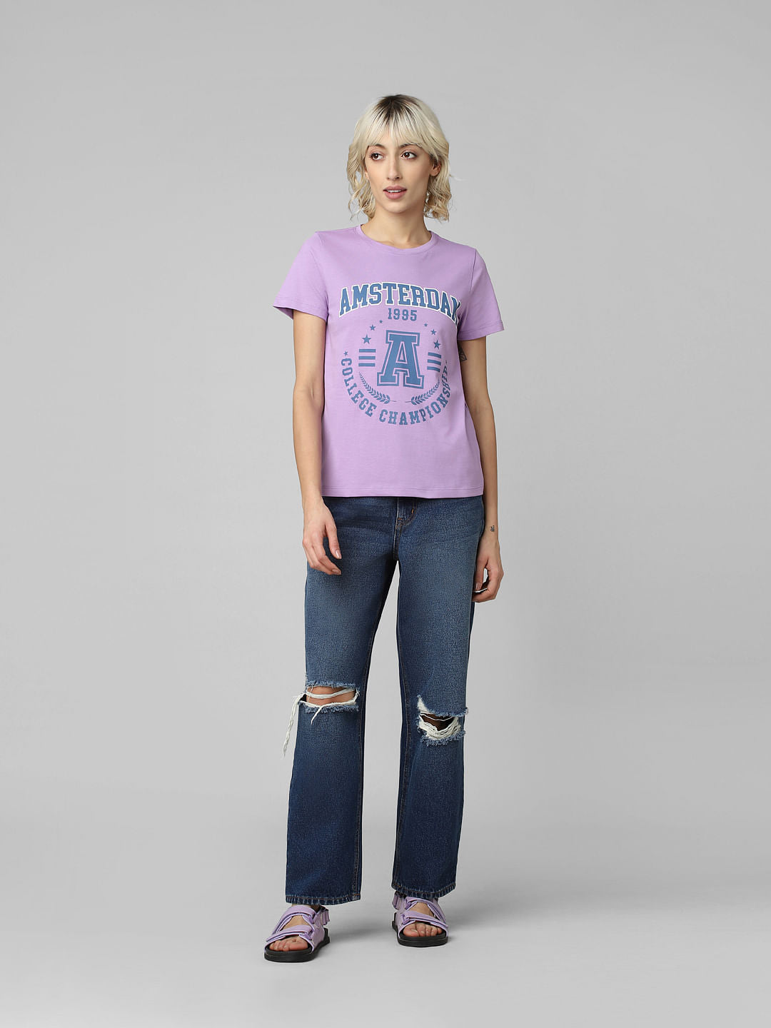 Purple Varsity T-Shirt