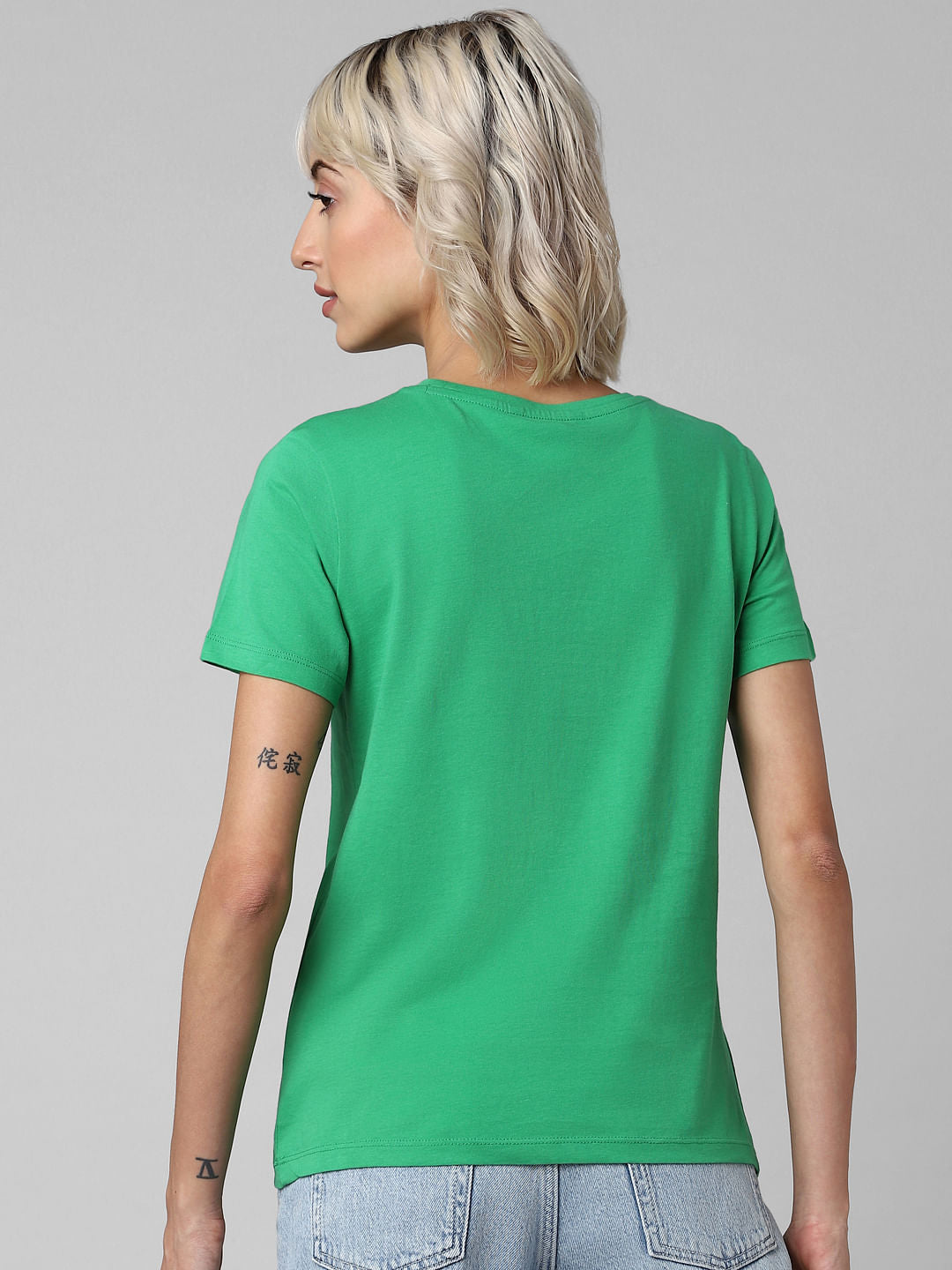 Green Graphic Print T-Shirt