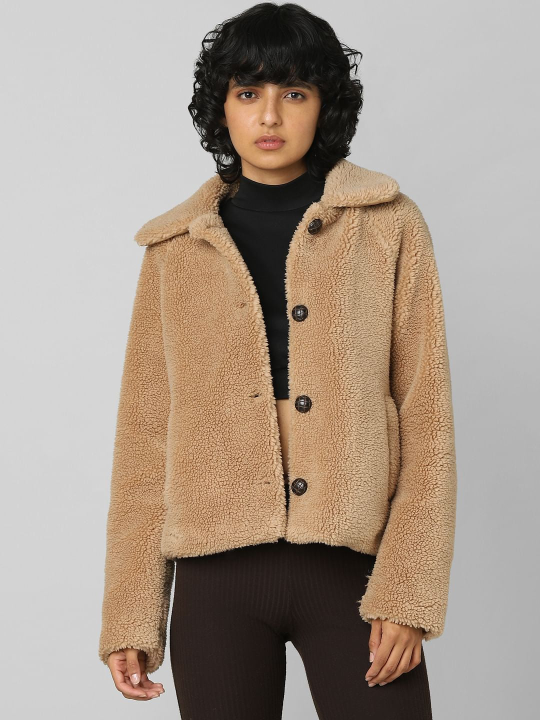Light Brown Teddy Jacket