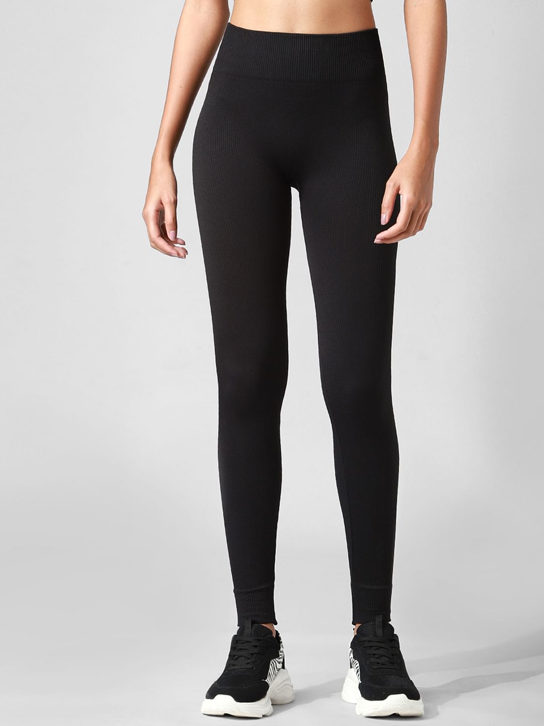 Black High Rise Co-Ord Training Tights